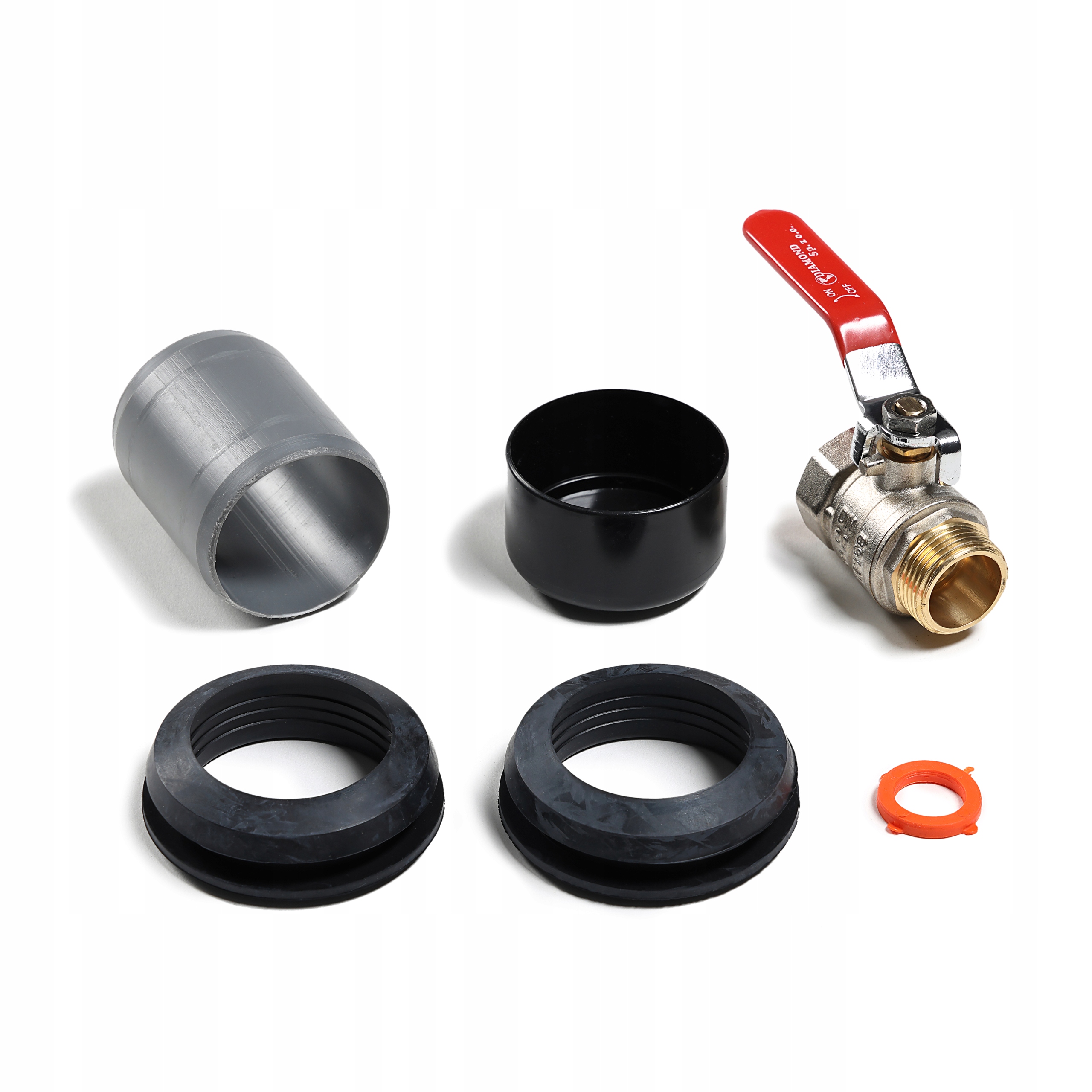 ZBIORNIK NA DESZCZÓWKĘ WODĘ 250L KOMPLETNY Kolor brązowy