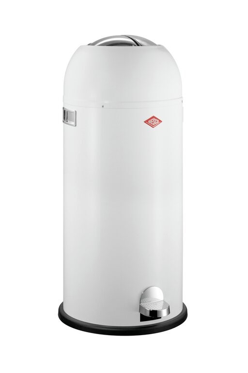 Wesco Kosz na śmieci biały Kickmaster Maxi 40l Glossy