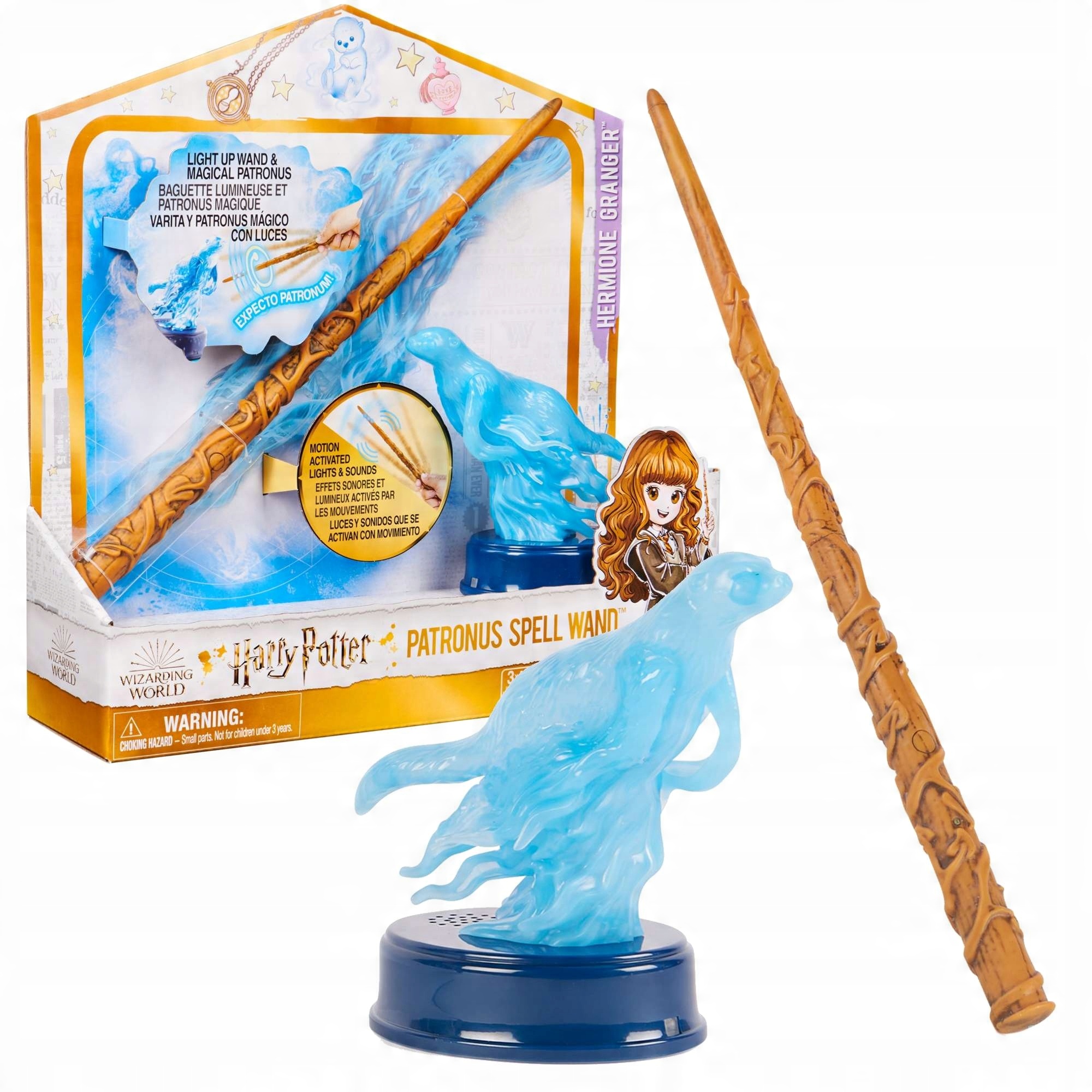 

Hermiona Granger Różdżka Patronus Reaguje Na Ruch