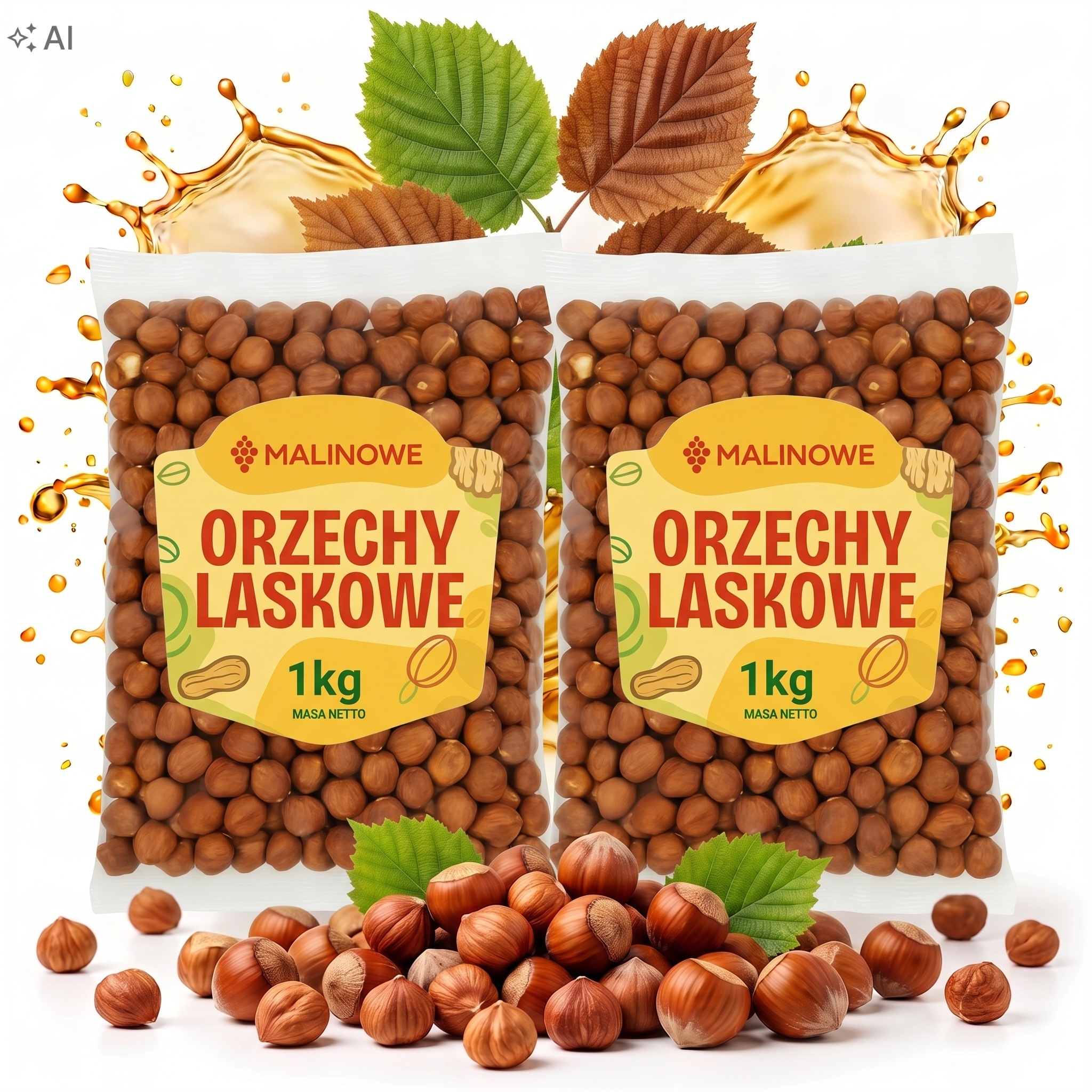 Set Lískové Ořechy Loupané 2x1kg Vynikající Prémiová Kvalita