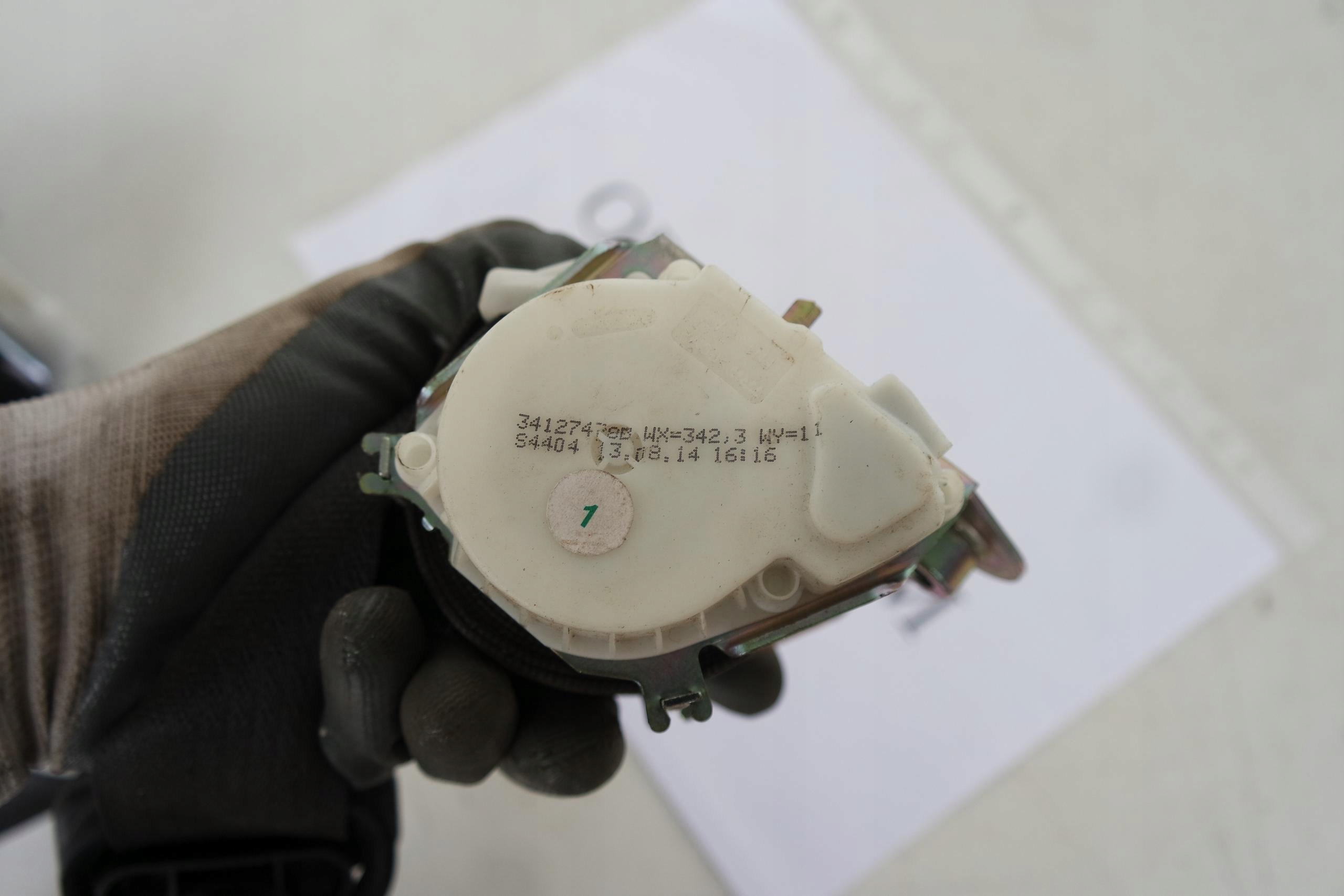 ремень безопасности opel ADAM 34127479B