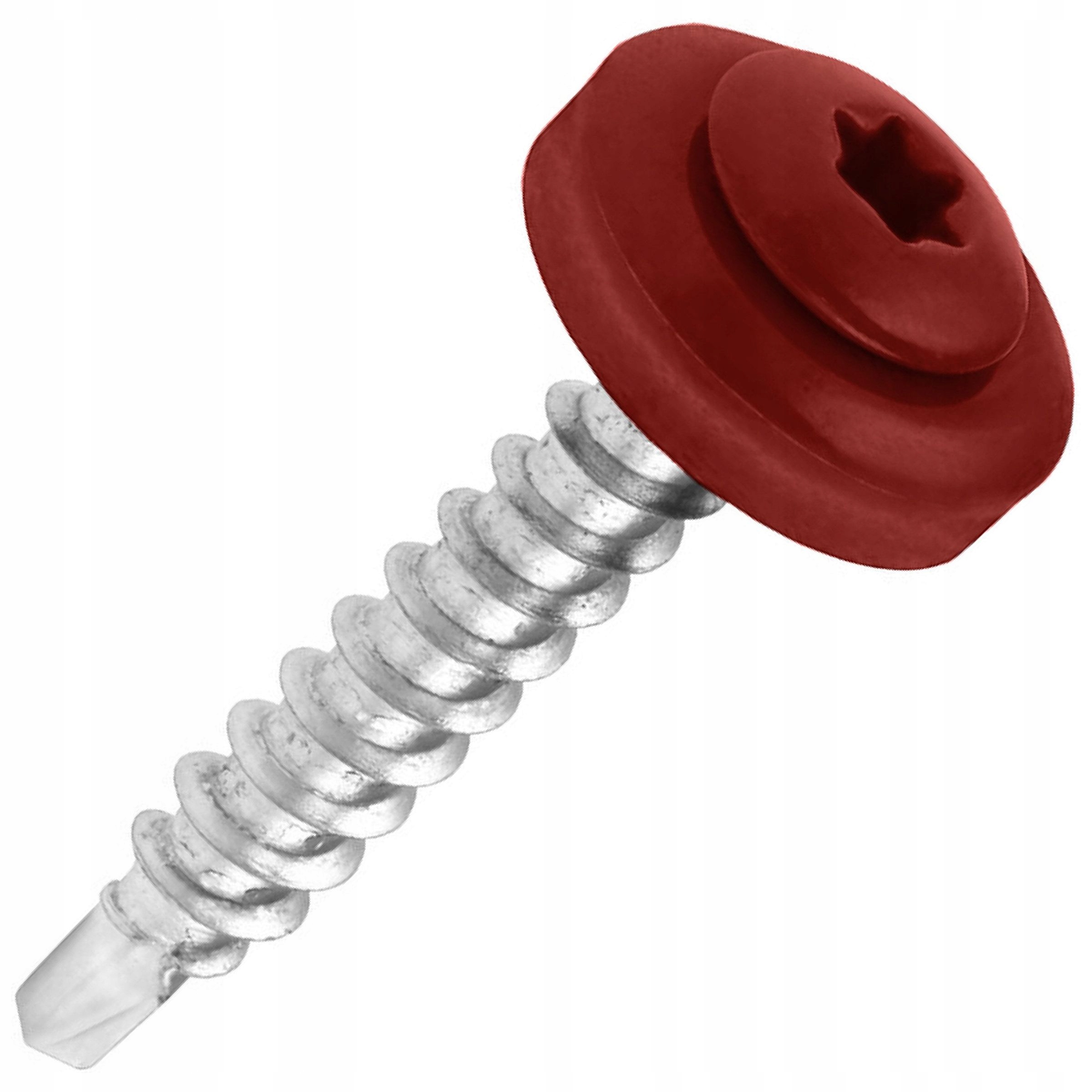 

Wkręt do mocowania blach 250 szt Ral 3009 4,8x35mm