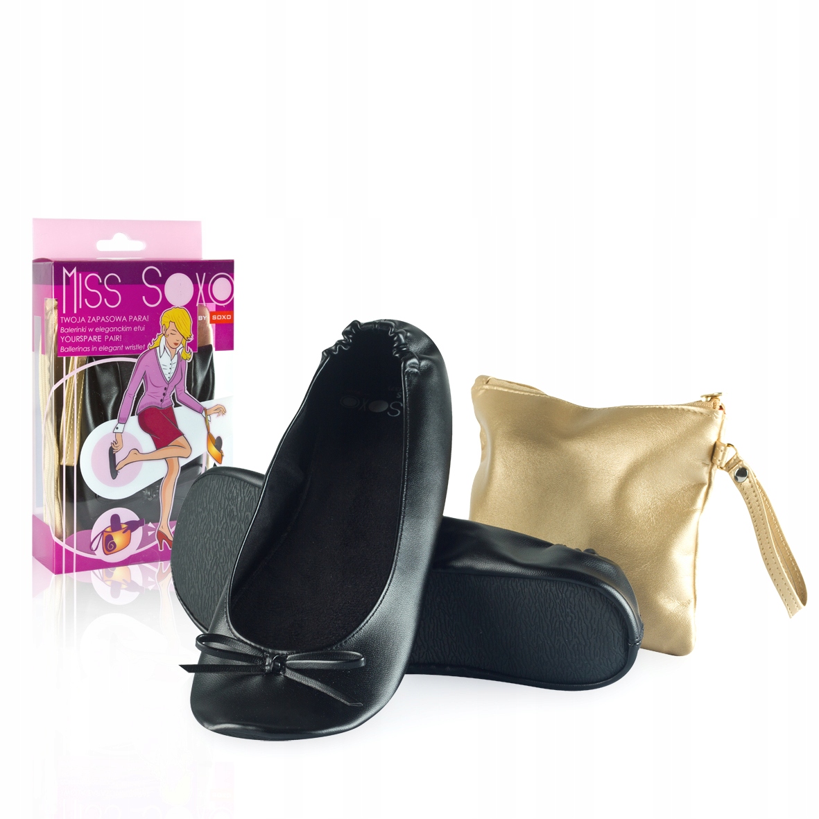 OUTLET CIEPŁE KAPCIE DAMSKIE SOXO BALERINY DOMOWE