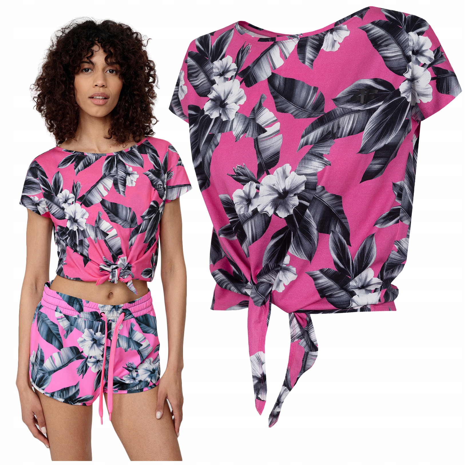 

Top T-shirt koszulka damska 4F wiązana TSD018 L