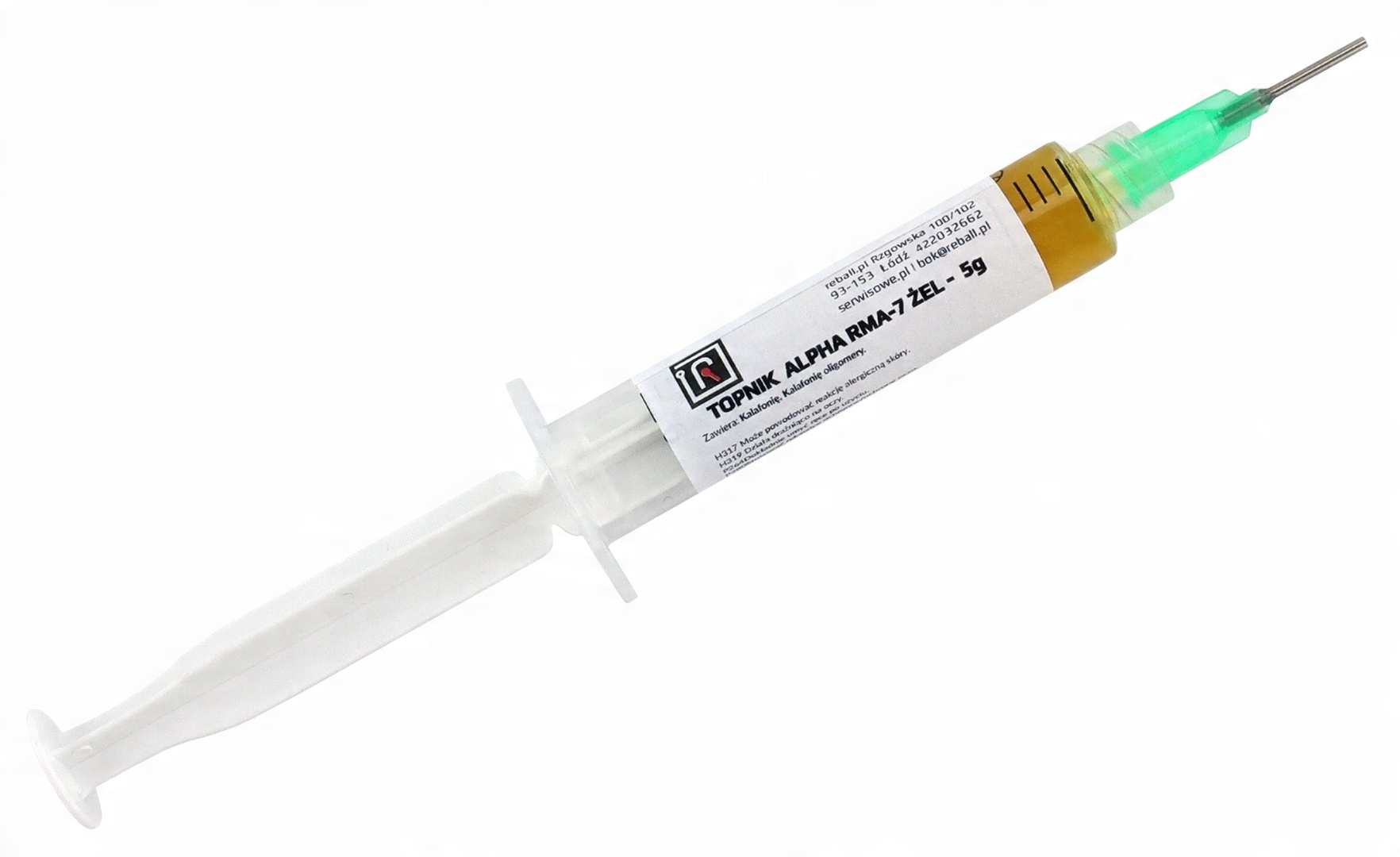 

Flux Topnik Żel Alpha RMA7 Pasta Lutownicza Bga 5g
