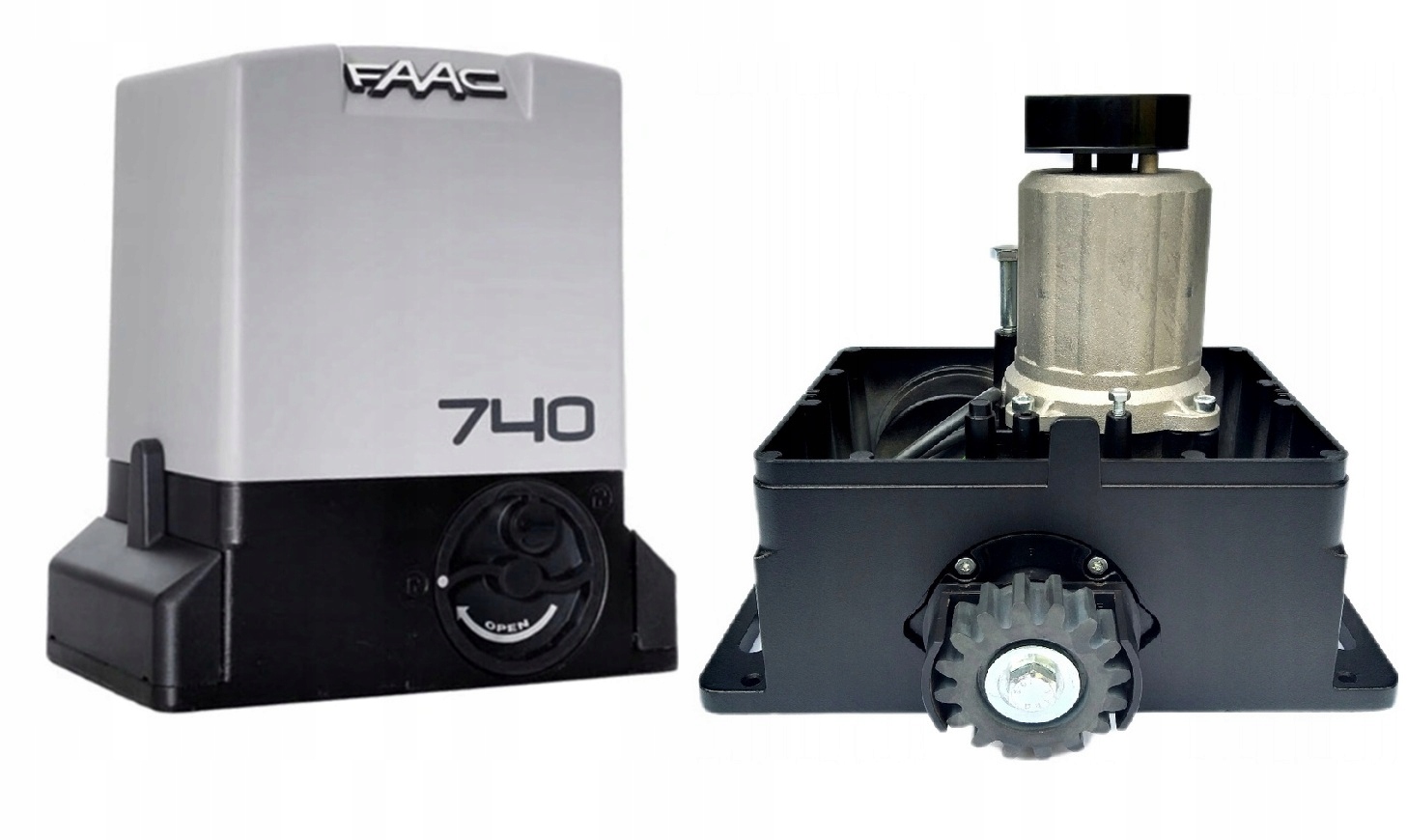 Motor – telo – prevodovka s ozubeným kolesom – puzdro Faac 740 Delta 2