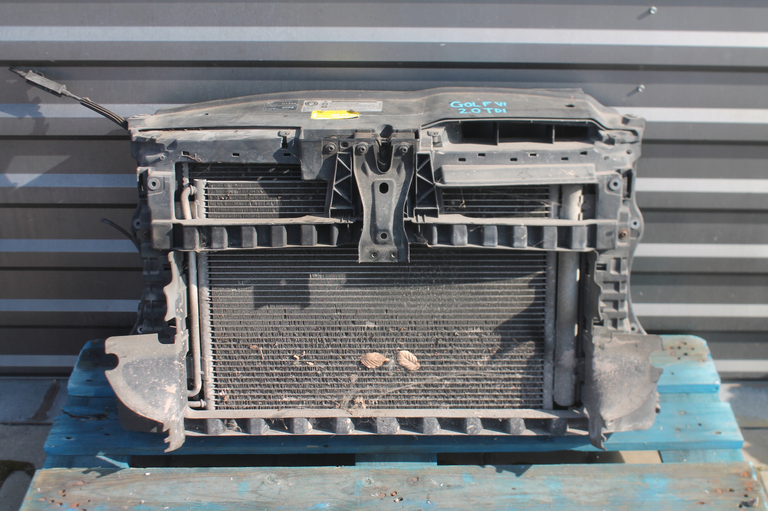 support panel for radiators radiator KOMPLET VW GOLF VI 2.0 TDI 08-12