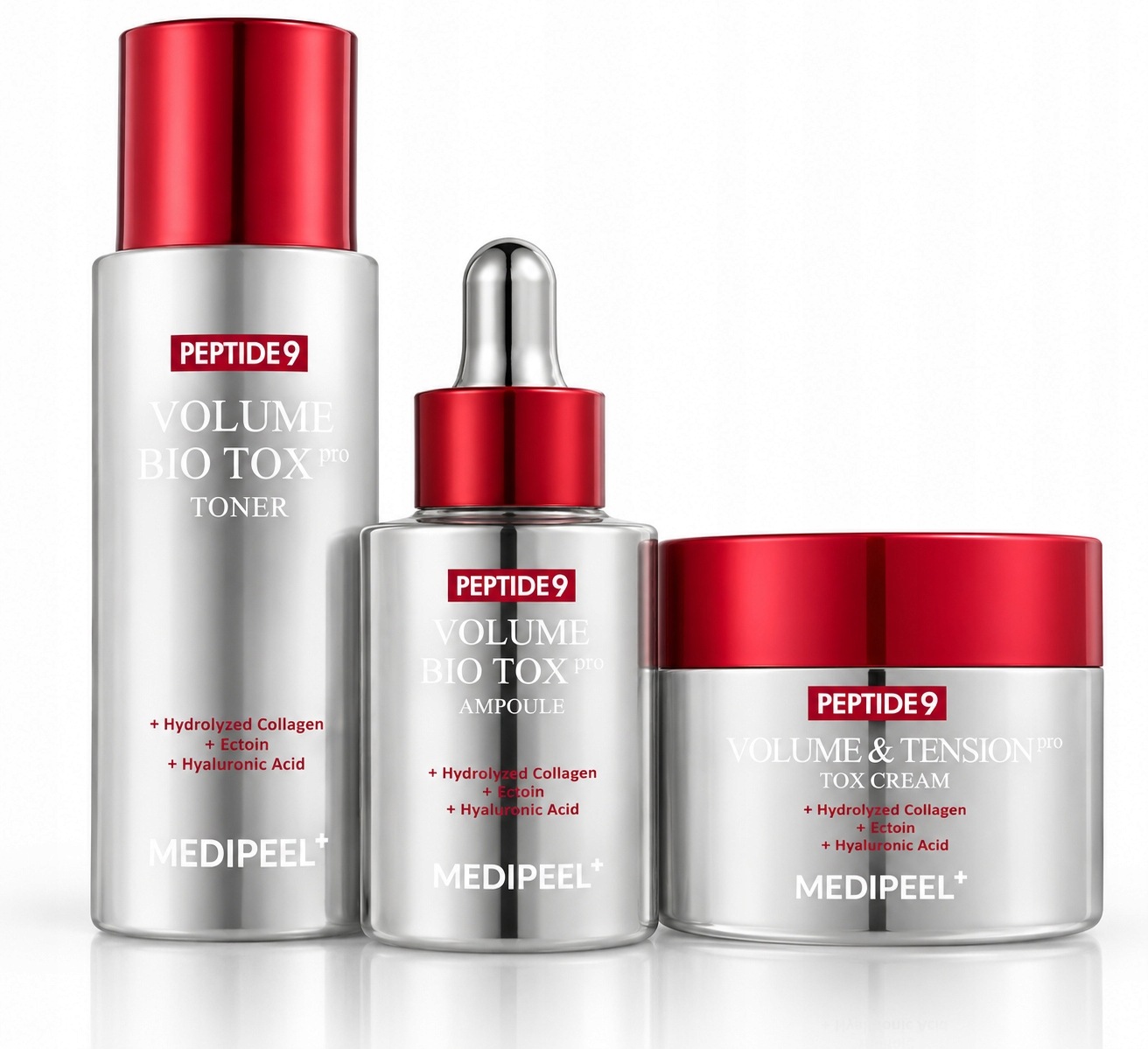 Medi-Peel Peptide 9 Volume Bio Tox Zestaw Toner Ampułka Krem Set 3szt.