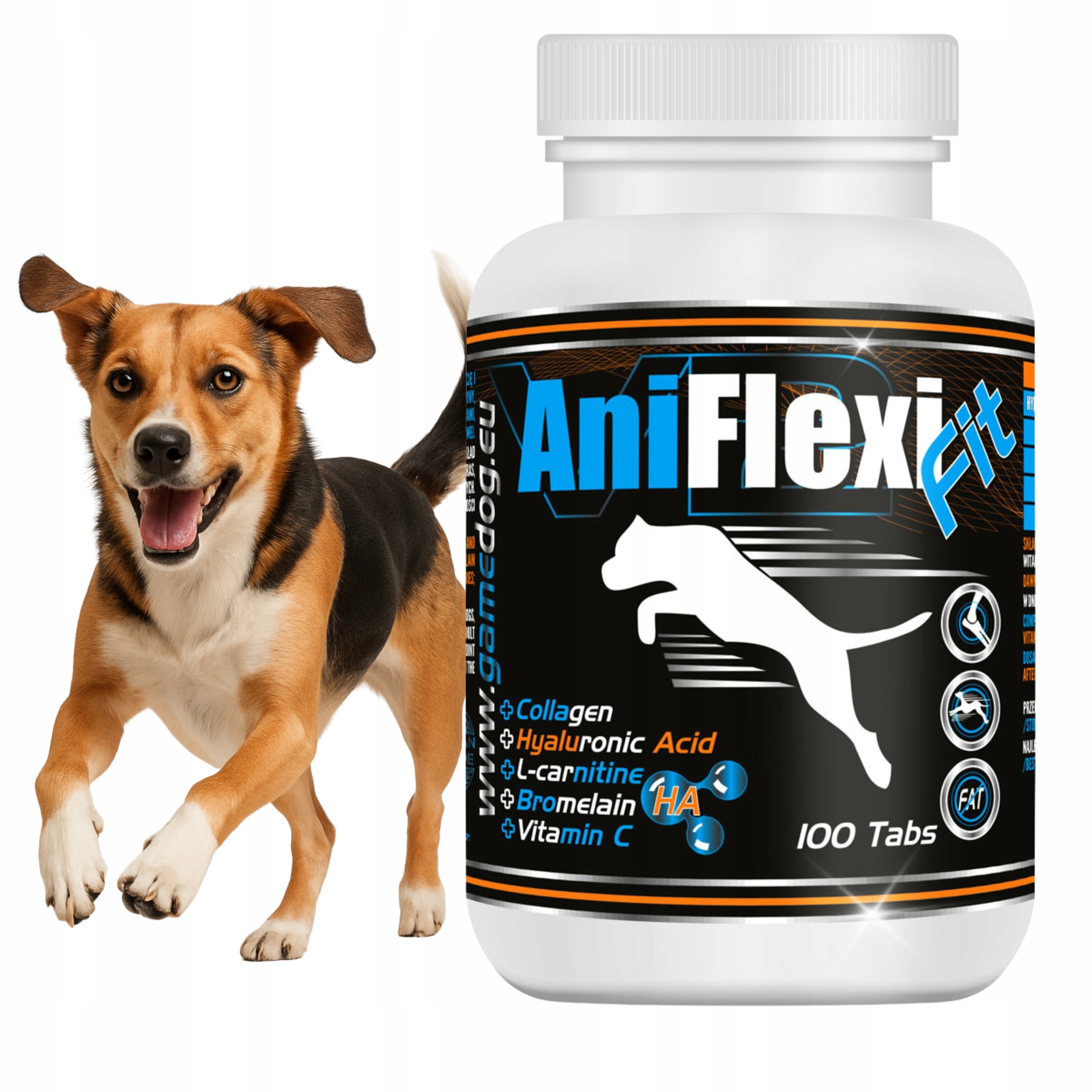 Game Dog AniFlexi Fit V2 100 tabletek Układ kostno-stawowy dla psa