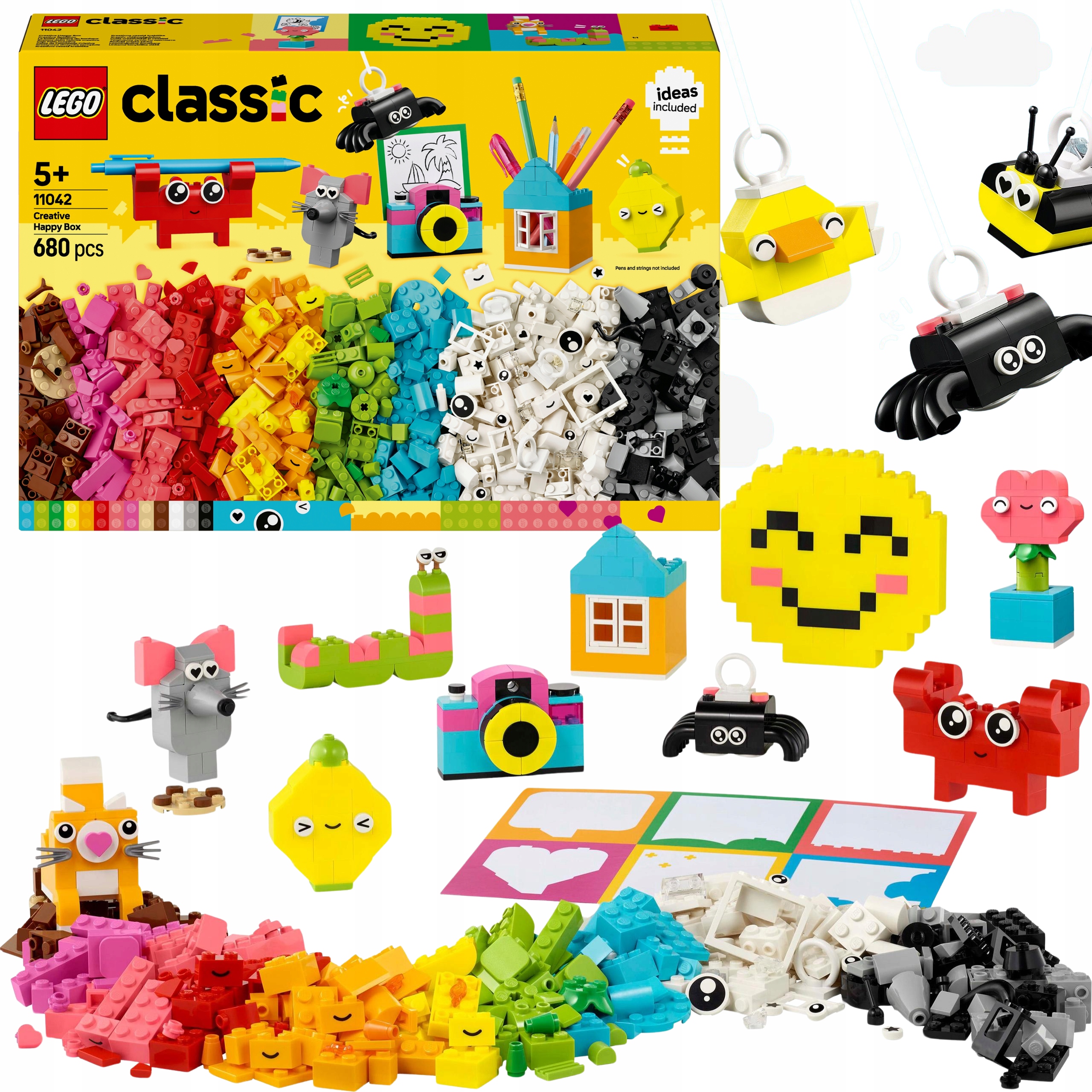 Lego Classic Kreatywna Skrzynka Zestaw Klocków Duze Premium 680W1