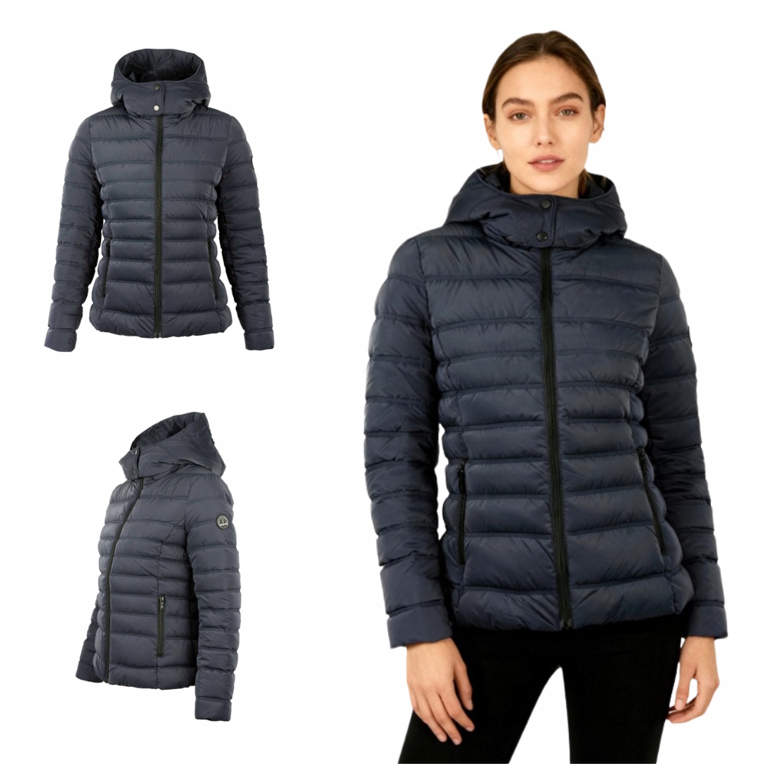 Zimní bunda Passo s kapucí, modrá, velikost L