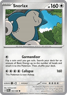 Perfect Order Reverse 063/088 Snorlax