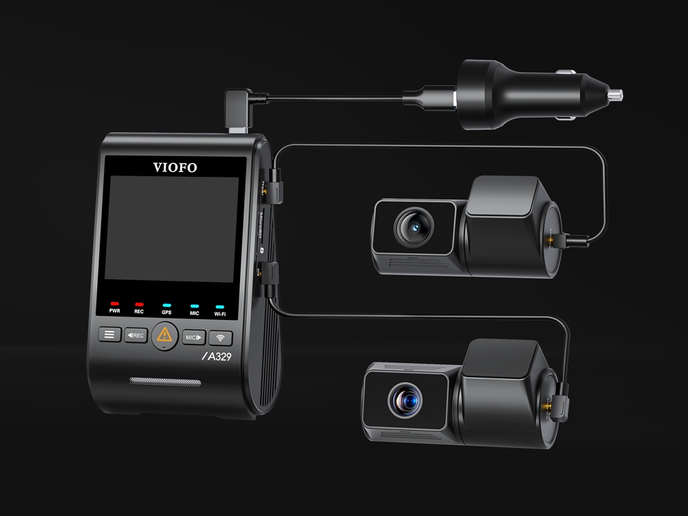 KAMERA SAMOCHODOWA VIOFO A329T 3CH 4K HDR GPS WIFI SONY STARVIS 2 TELEPHOTO Stan opakowania oryginalne