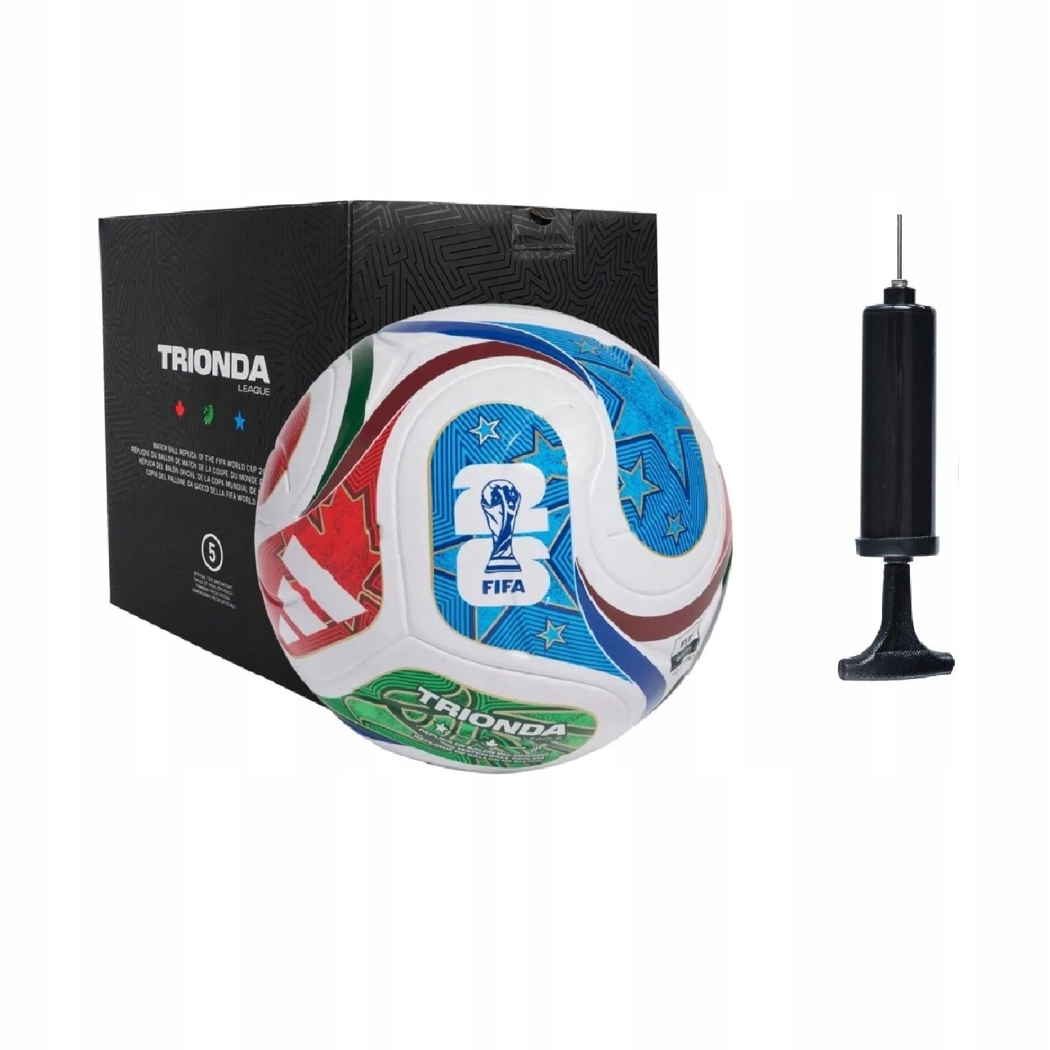 Adidas fotbalový míč na nohy v dárek balení vel. 5 pumpička