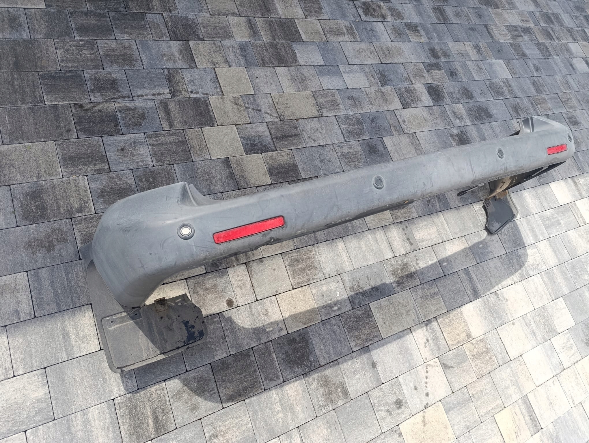 VW T5 bumper rear rear part complete grey