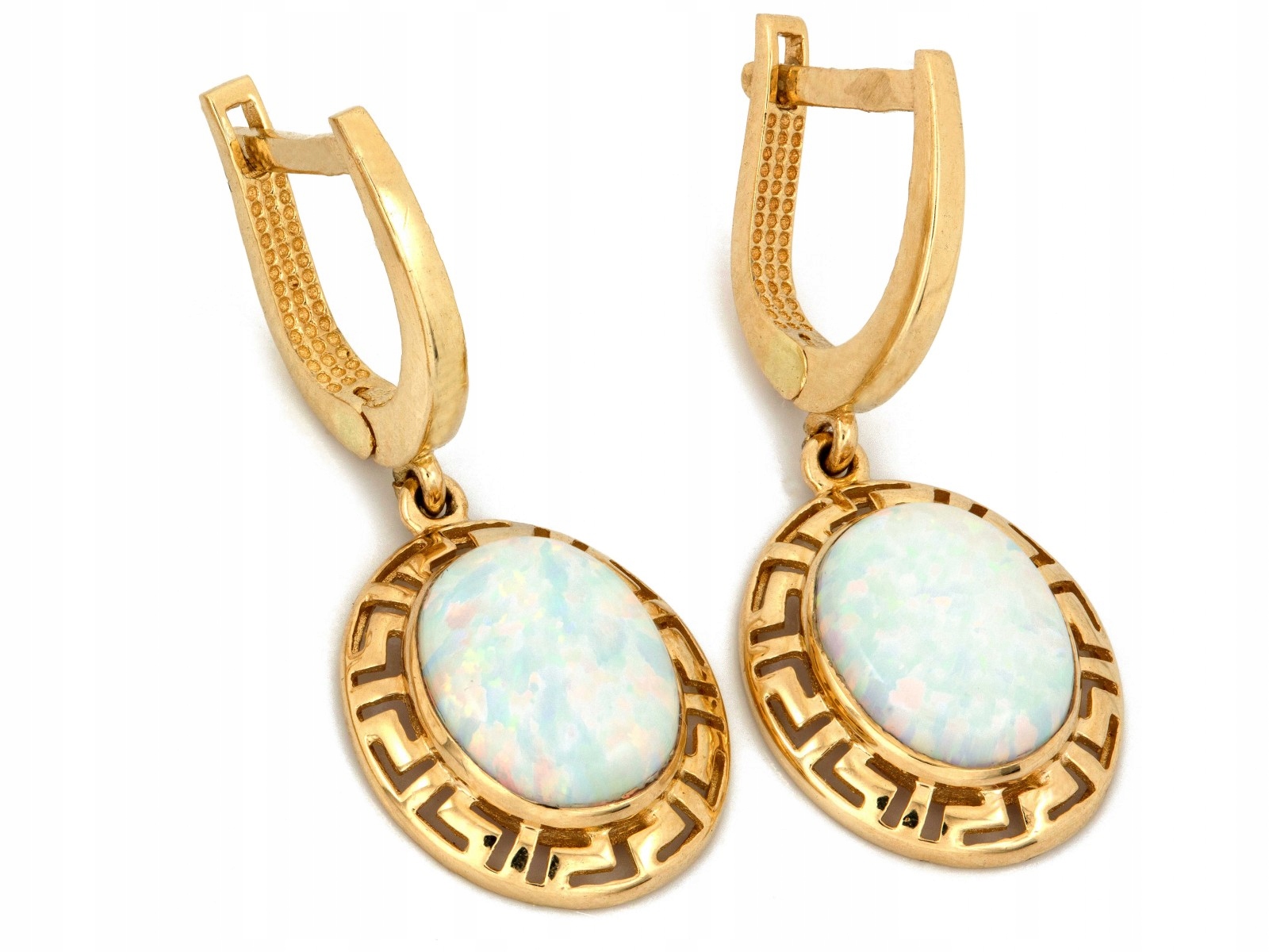 Dámské zlaté náušnice 585, poutavé, od klenotníka