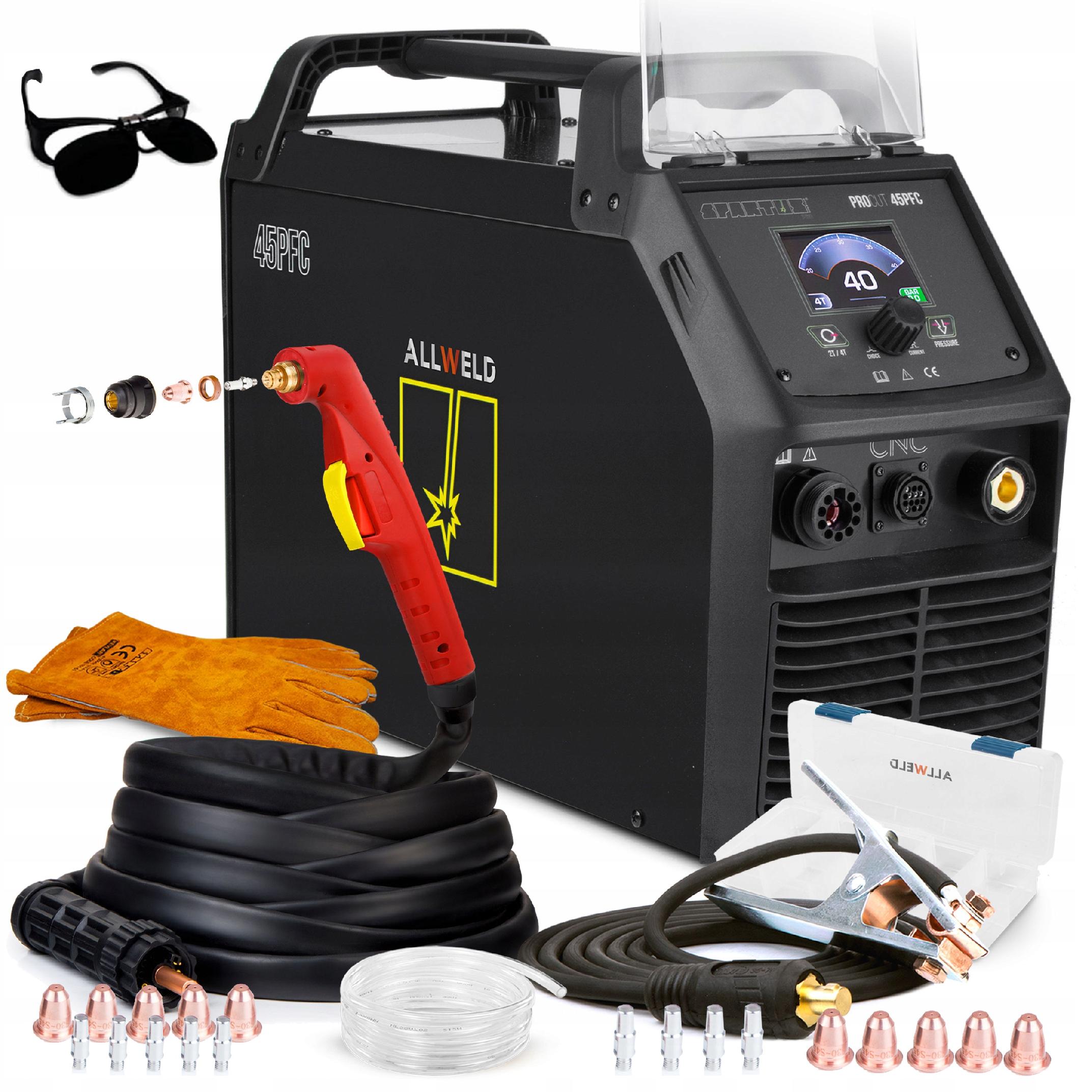 Plazmová Řezačka Plasma Spartus Pro Cut 45 Cnc 230V 40A 25 MM Alu Pfc