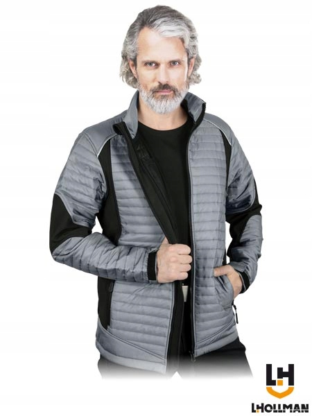 Pánská bunda Podzimní Softshell Lh-hummer šedo-černá 3XL