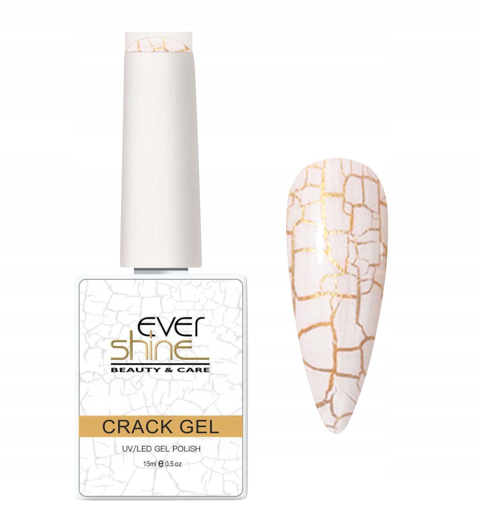 LAKIER HYBRYDOWY CRACK CRACKLE PĘKAJĄCY WHITE