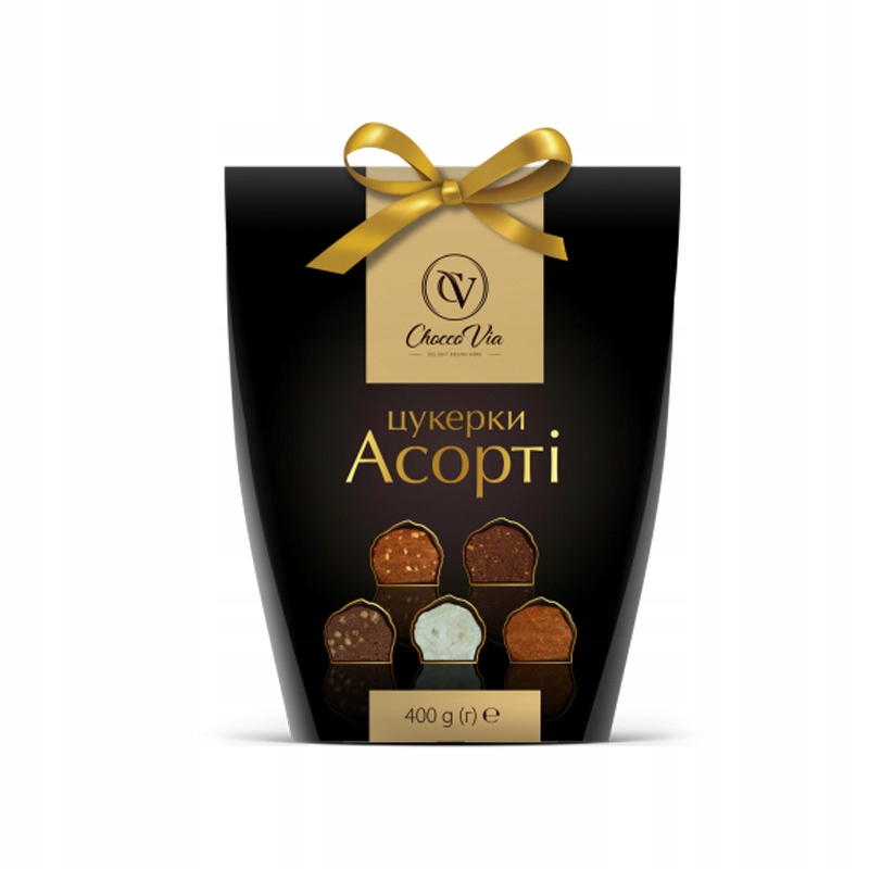 Zestaw cukierków czekoladowych "Assorted choccovia" dobry prezent 400g