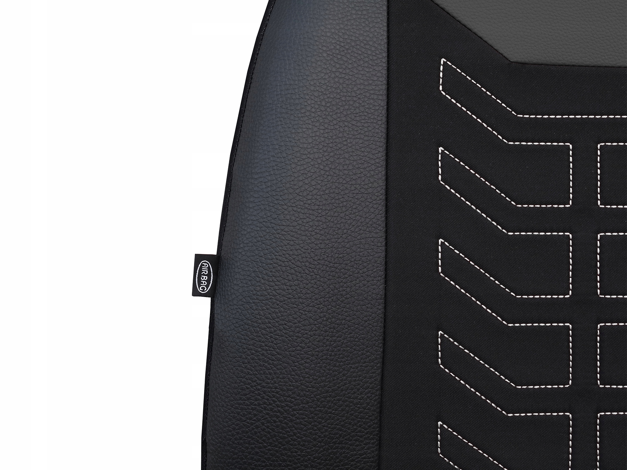 GRUBE POKROWCE Z HAFTEM NA FOTELE SAMOCHODOWE do Toyota Corolla IX Kolor czarny czerwony szary