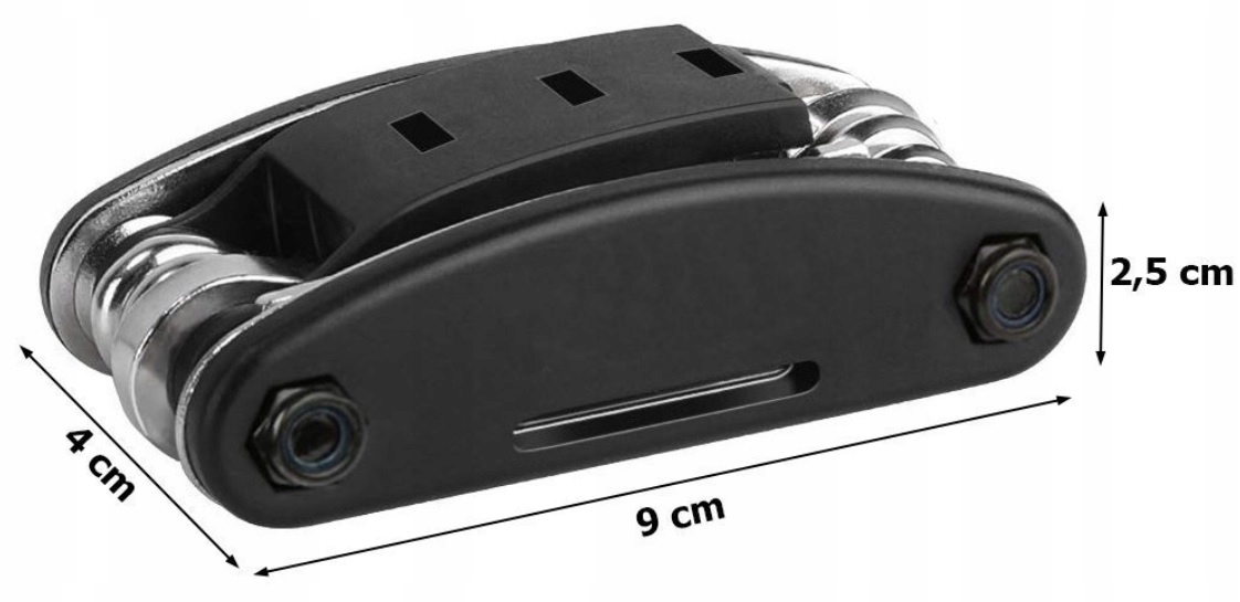 KLUCZE ROWEROWE ZESTAW 16W1 PŁASKI IMBUSY NASADKI Model Klucze rowerowe zestaw