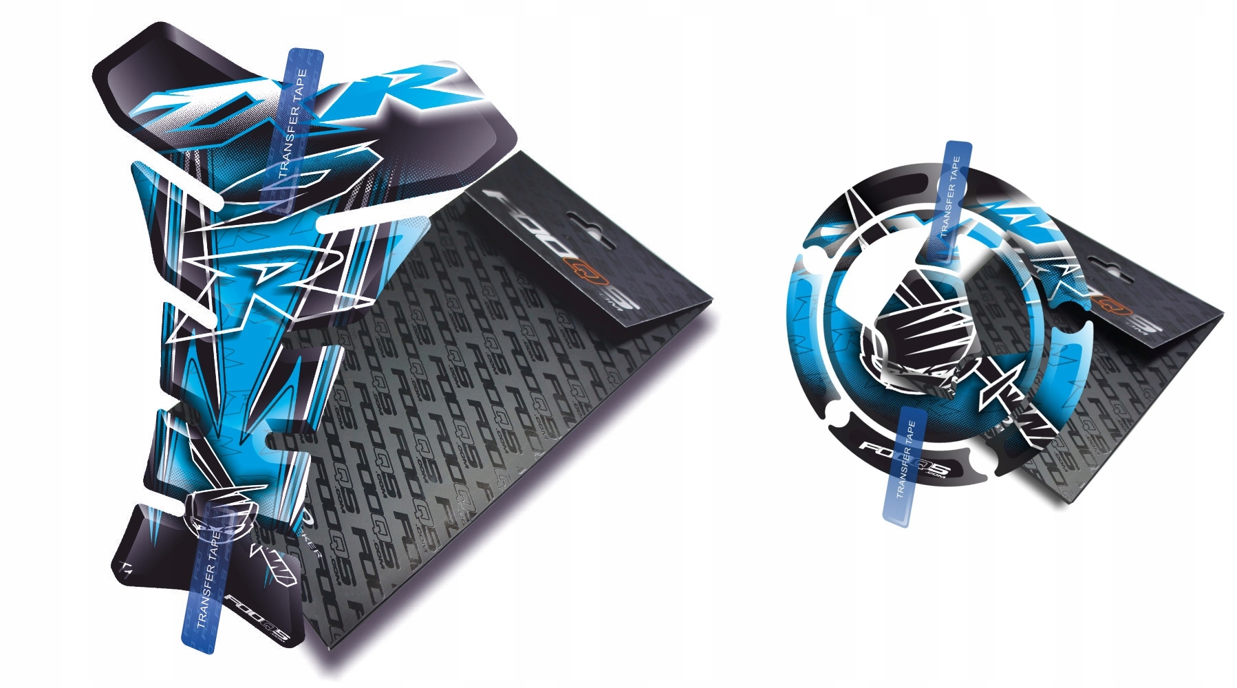 Tank-pad Cap-pad od společnosti Fooqs pro Kawasaki ZX-9-R Modrý