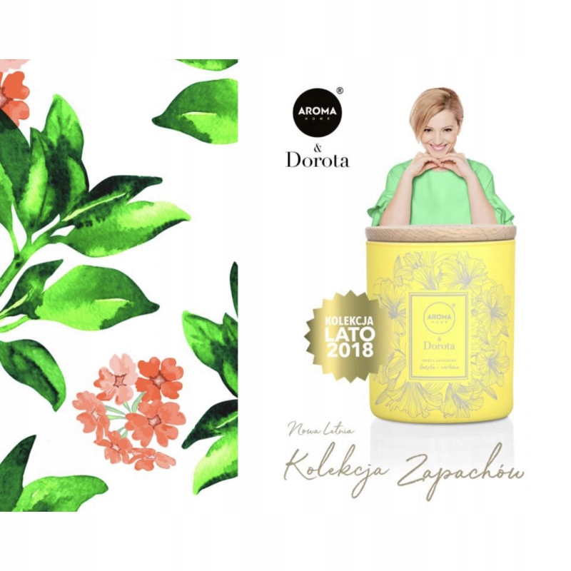 DOROTA SZELĄGOWSKA ŚWIECZKA ŚWIECA BAZYLIA WERBENA Marka Aroma Home & Dorota
