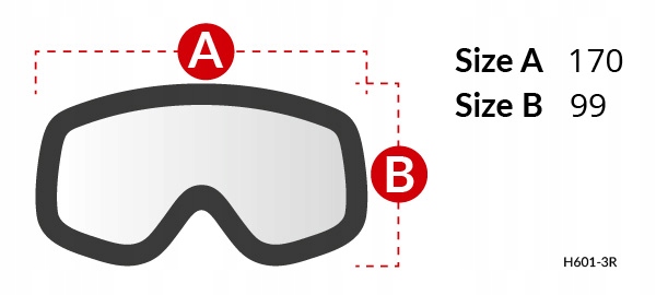 Ski gogle H601-3R ANAKIN Z WKŁADKĄ OPTYCZNĄ Marka GOG