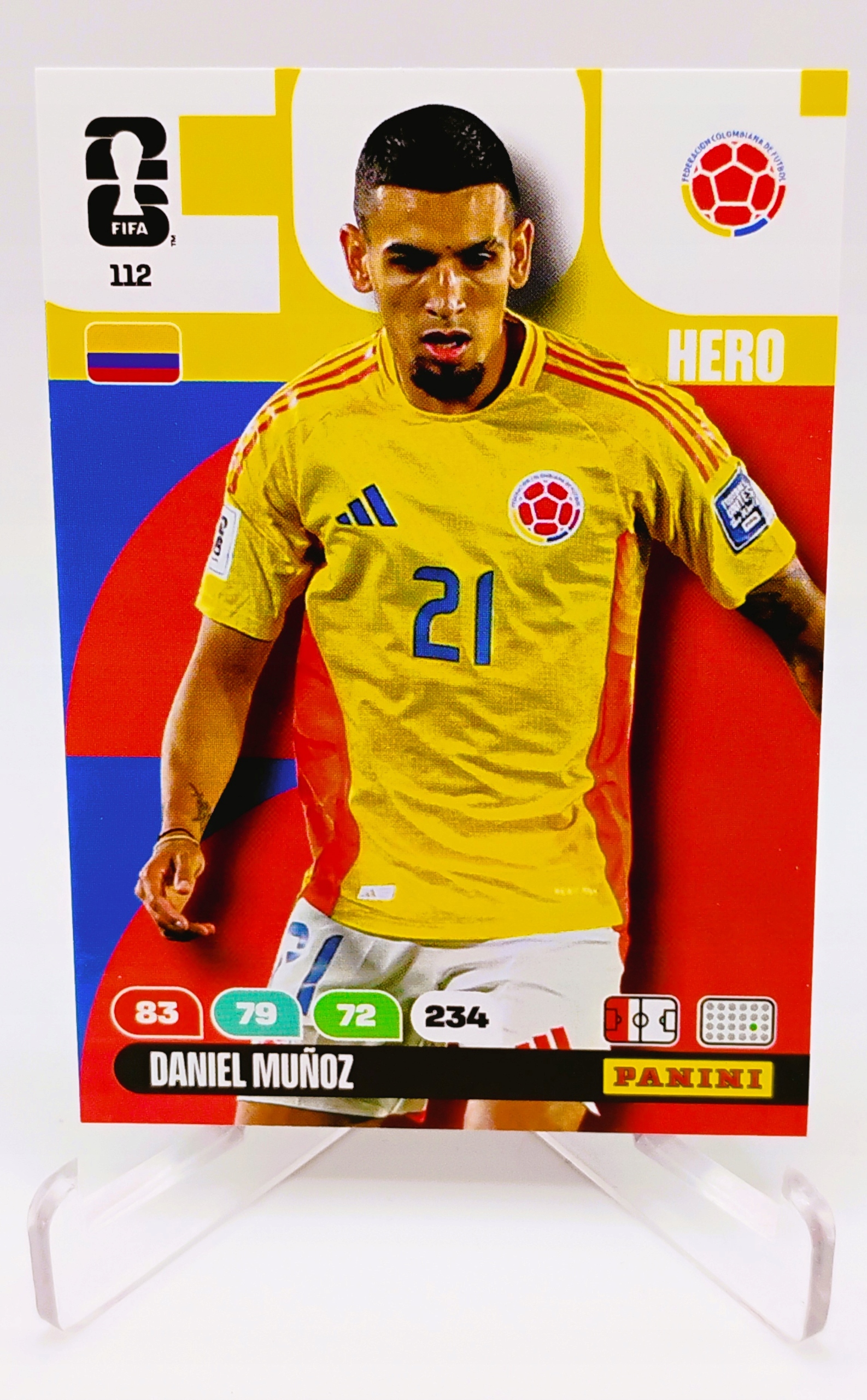 Panini World Cup 2026 Core Hero 112 Daniel Munoz Kolumbia