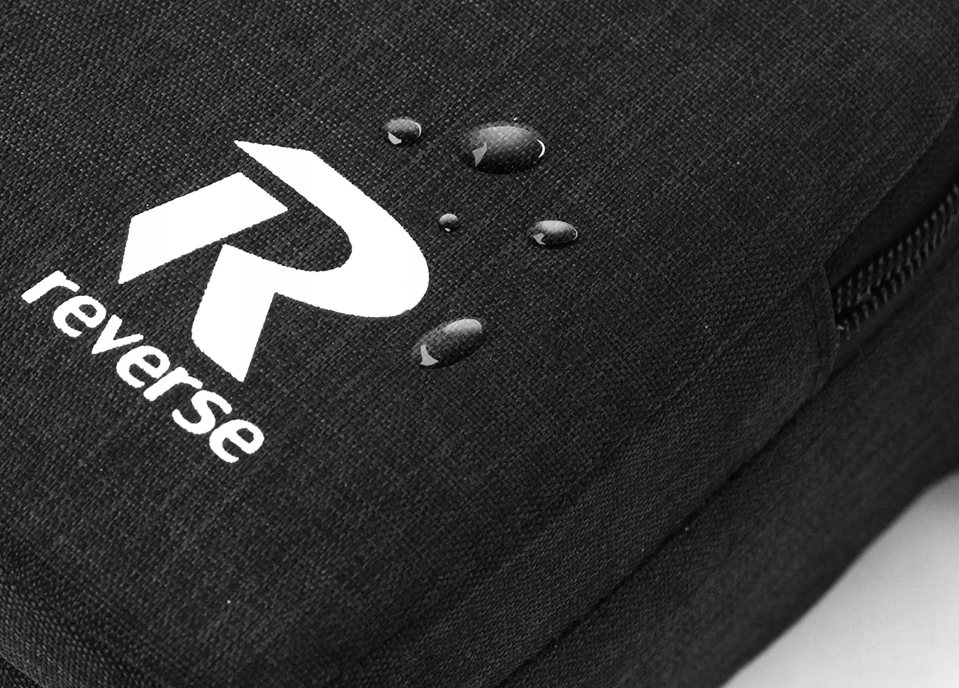 DUŻA Saszetka LISTONOSZKA męska torba na ramię S02 Model Reverse S-02 BLACK