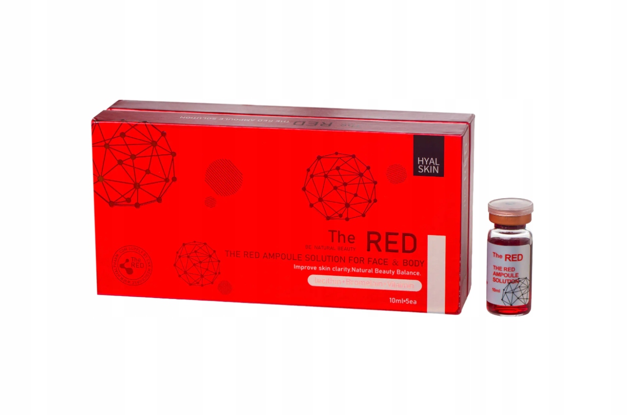The Red Ampoule Solution 10 ml – lipolytická ampule s vitamínem B12
