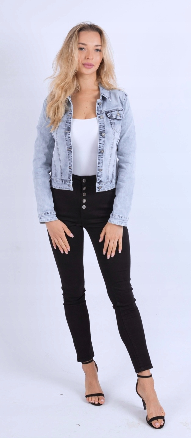 KURTKA JEANSOWA DAMSKA KATANA WIOSENNA KLASYCZNA 42/XL Rozmiar 42