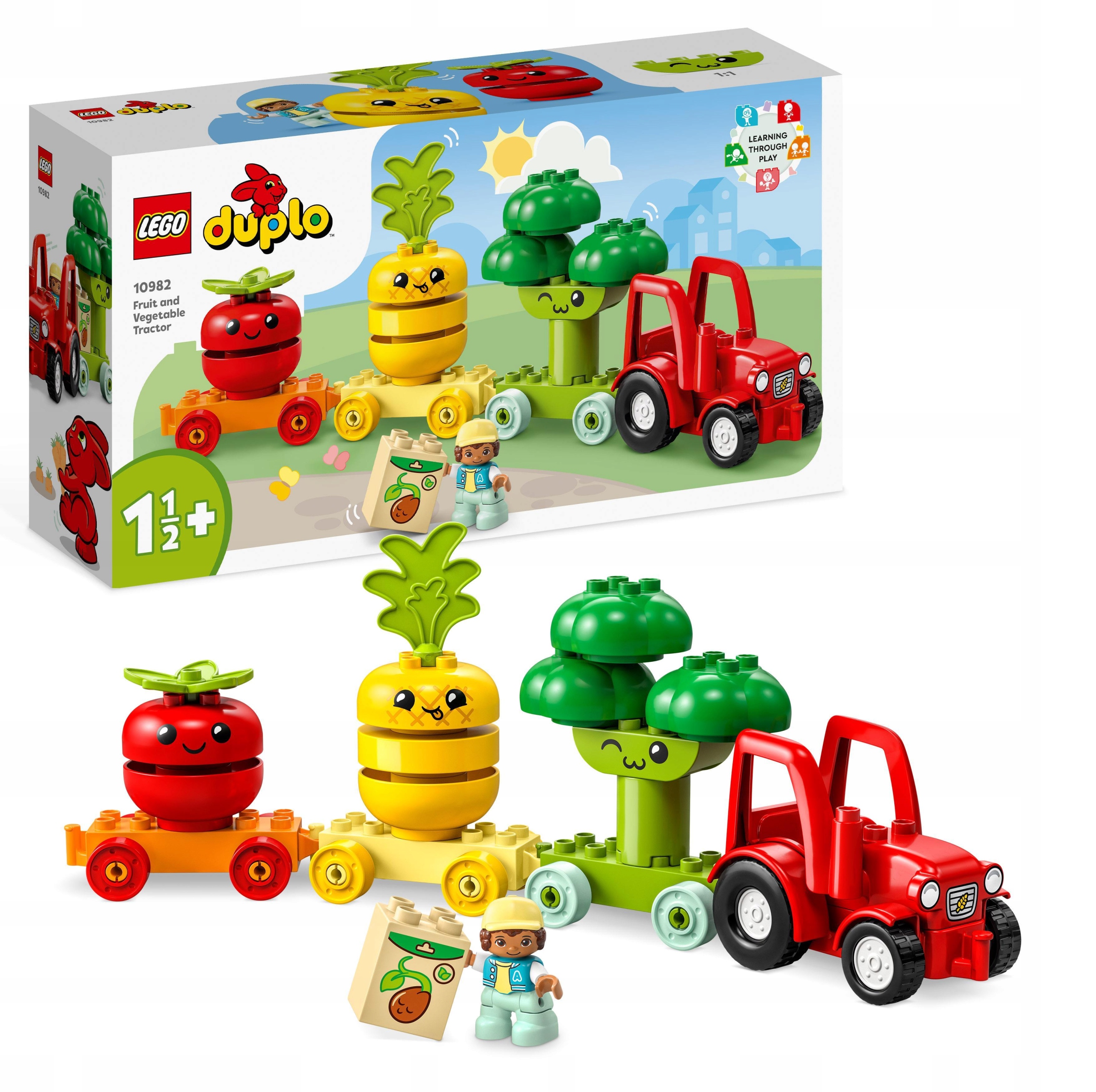 

Lego Duplo Traktor z warzywami i owocami 10982