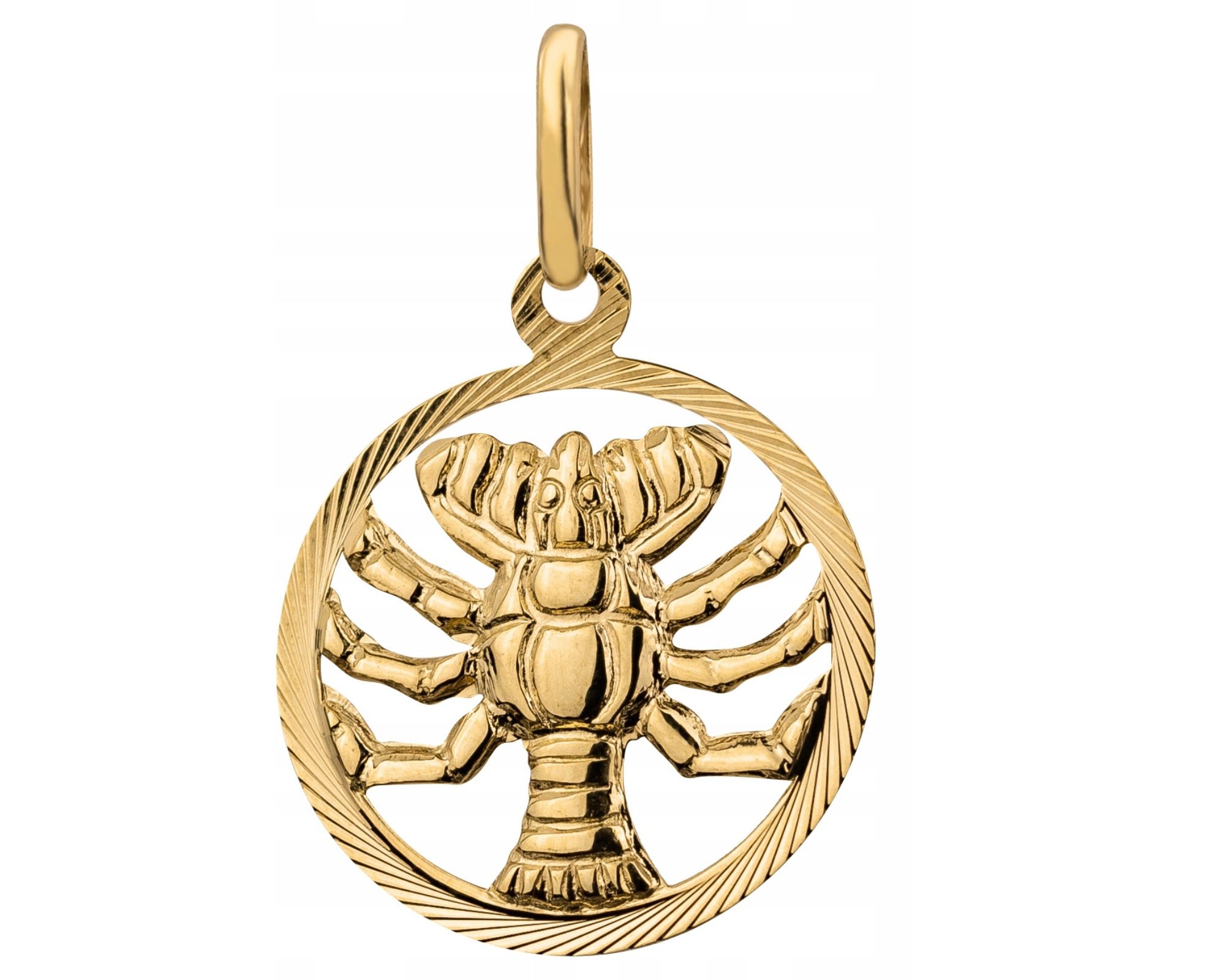 Zlatý přívěsek přívěsek znamení zvěrokruhu rak 585 Graw