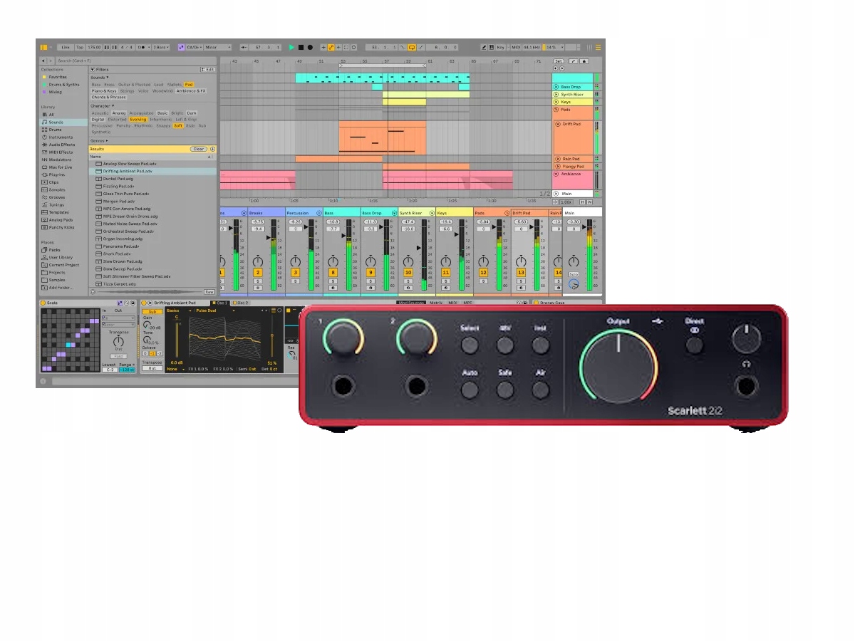 Ableton Live 12 Suite & Scarlett 2i2 4Gen – Balíček Ableton Live 12 Suite!