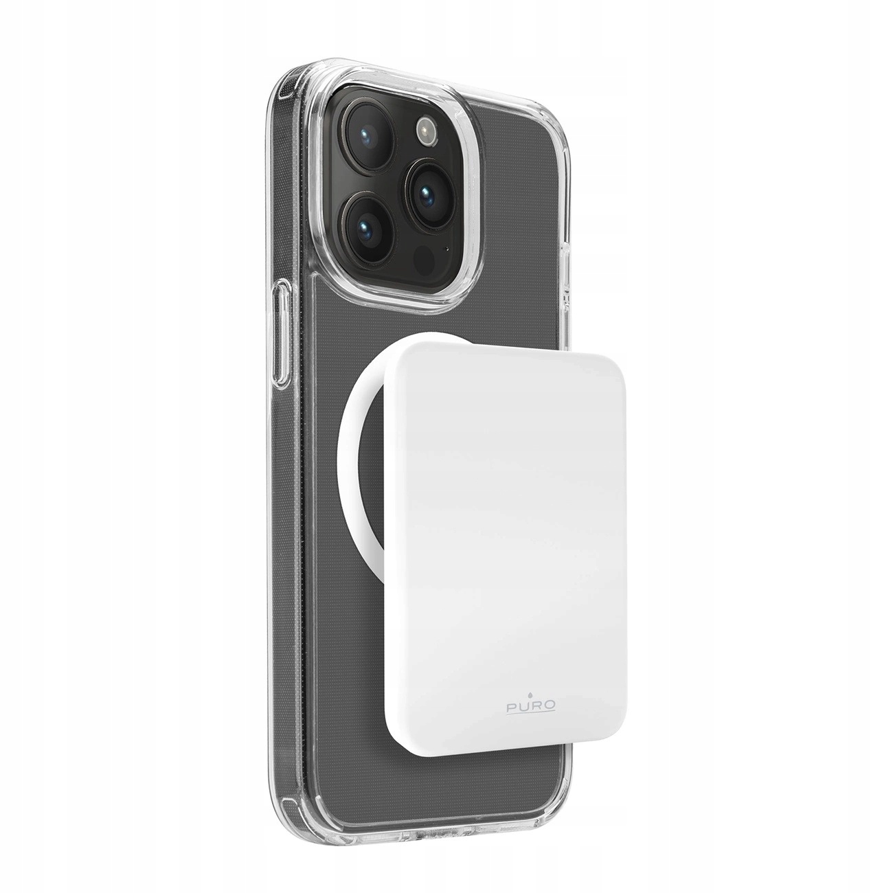 Powerbanka Puro Slim Power Mag 4200 mAh Usb-c bílá