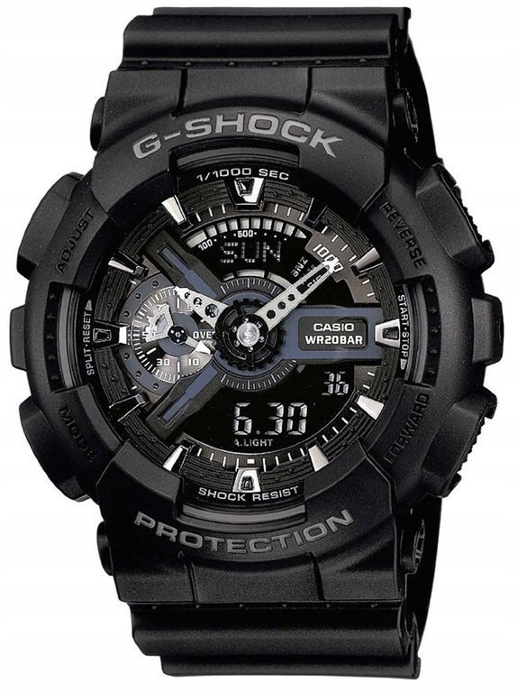 Pánské Hodinky Casio G-shock GA-110-1BER Černá Stopka Dárek Pro Kluka
