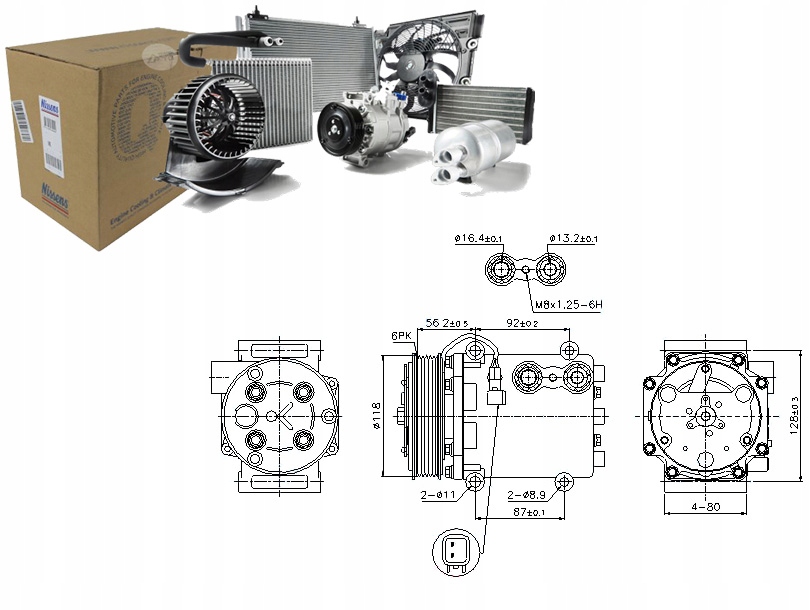 NIS89551 Kompresor Klimatizace Ford Fiesta VI Asistent řidiče #33