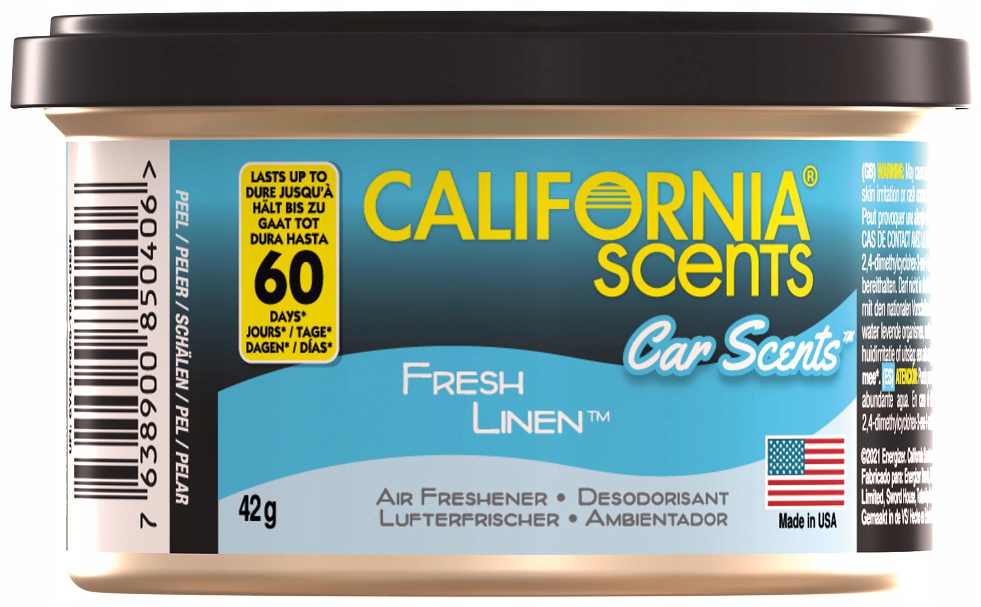 CALIFORNIA CAR SCENTS zapach ŚWIEŻE PRANIE