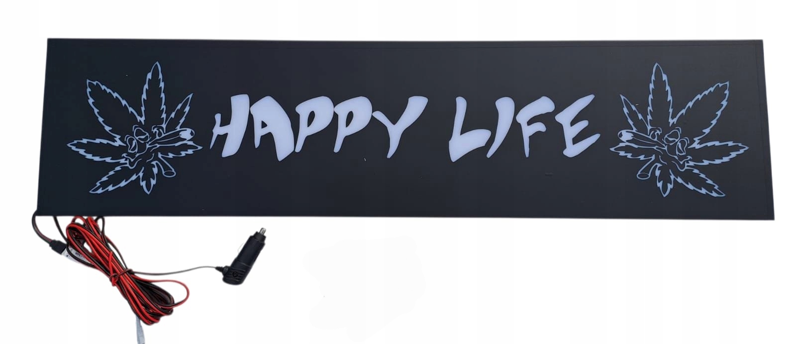 Led tabuľa Happy life nad posteľou man daf scania s podsvietením kabíny Tir