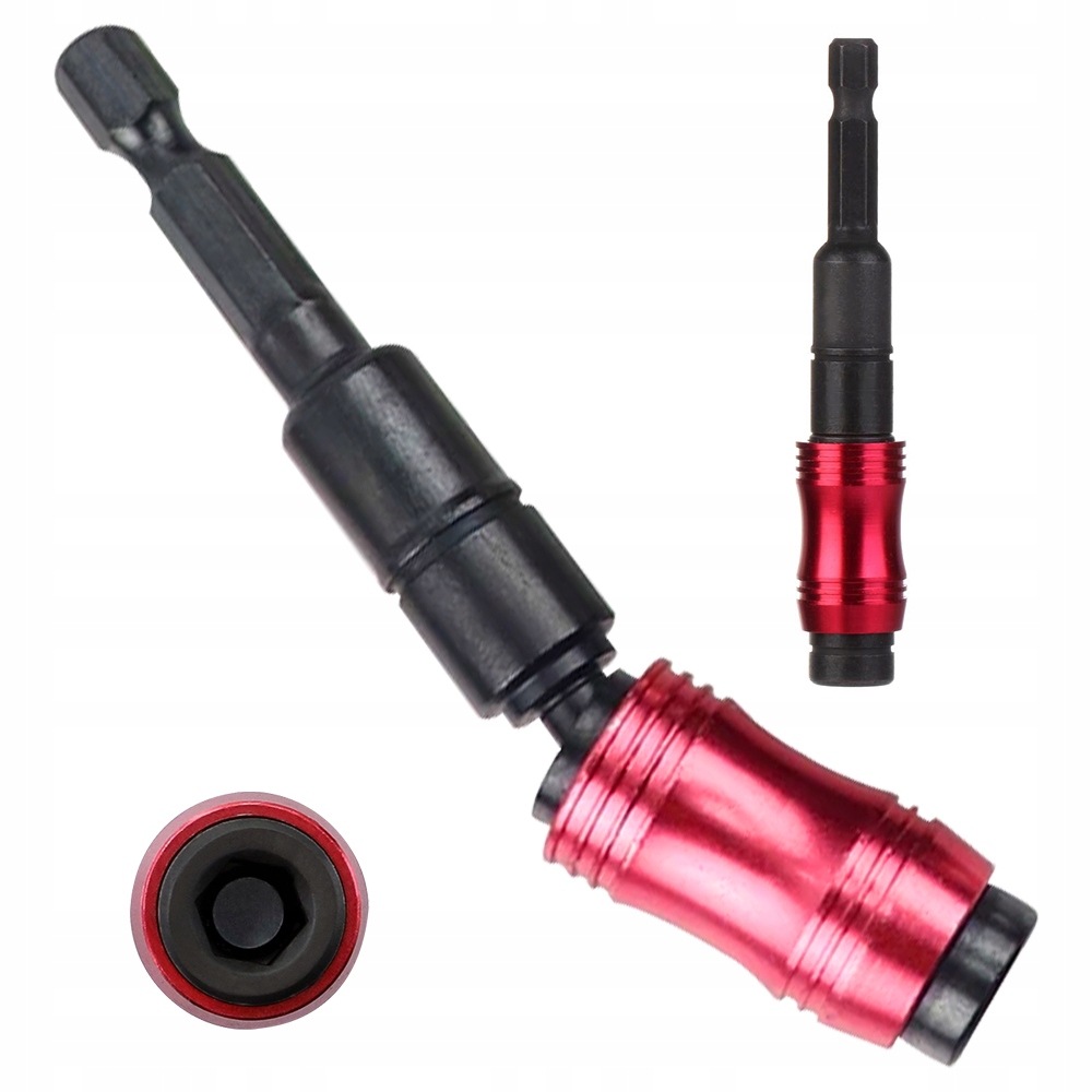 ADAPTER UCHWYT KĄTOWY MAGNETYCZNY DO BITÓW WKRĘTÓW WIERTARKI WKRĘTARKI HEX