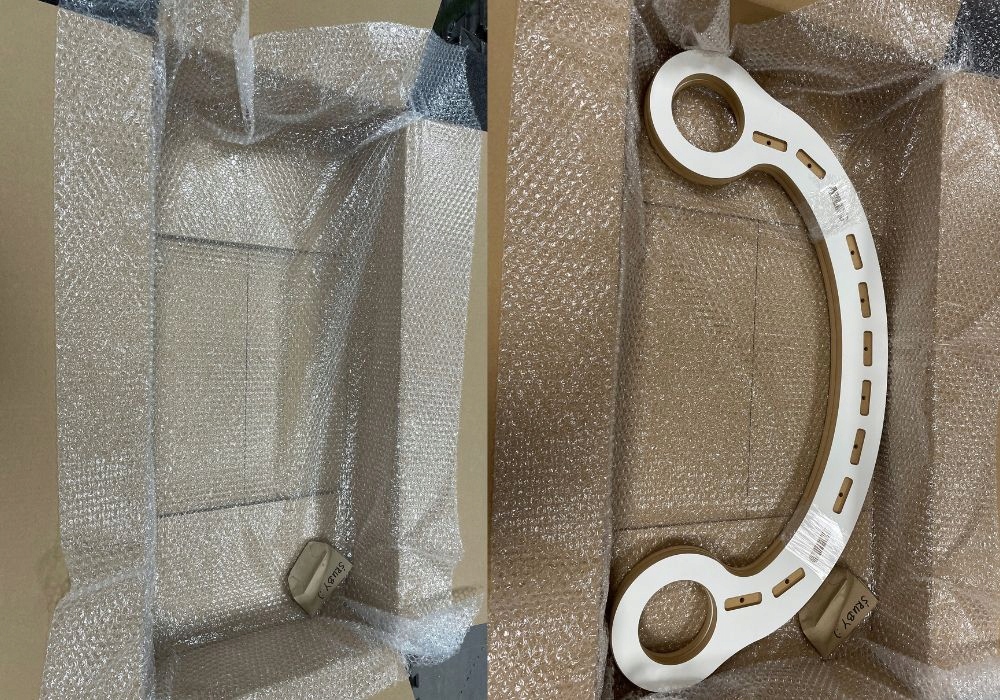 Drewniany Bujak Montessori L dla Dziecka Malucha +Poduszka Welurowa j.szary Płeć chłopcy dziewczynki