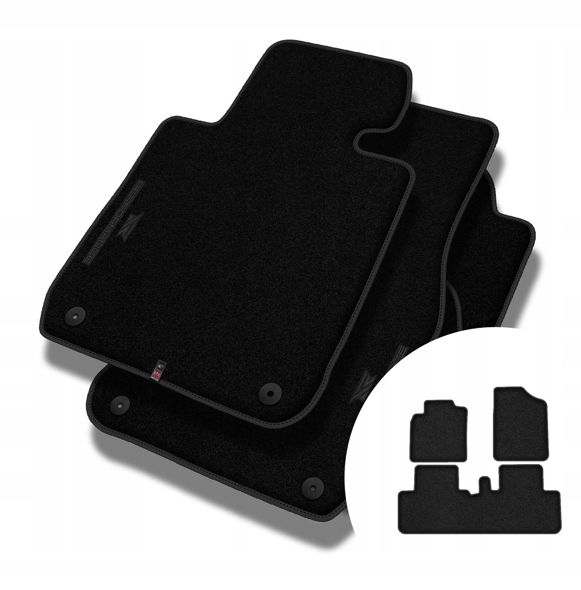 Velúrové koberčeky Performance Premium pre Toyota Avensis Verso 2001-2009