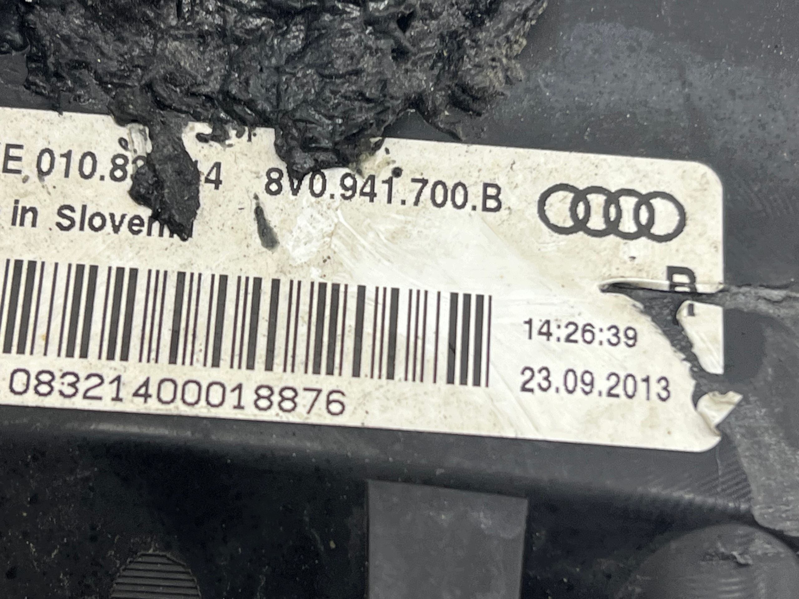 licht nebelscheinwerfer links AUDI A3 8V sedan 8V0941700B