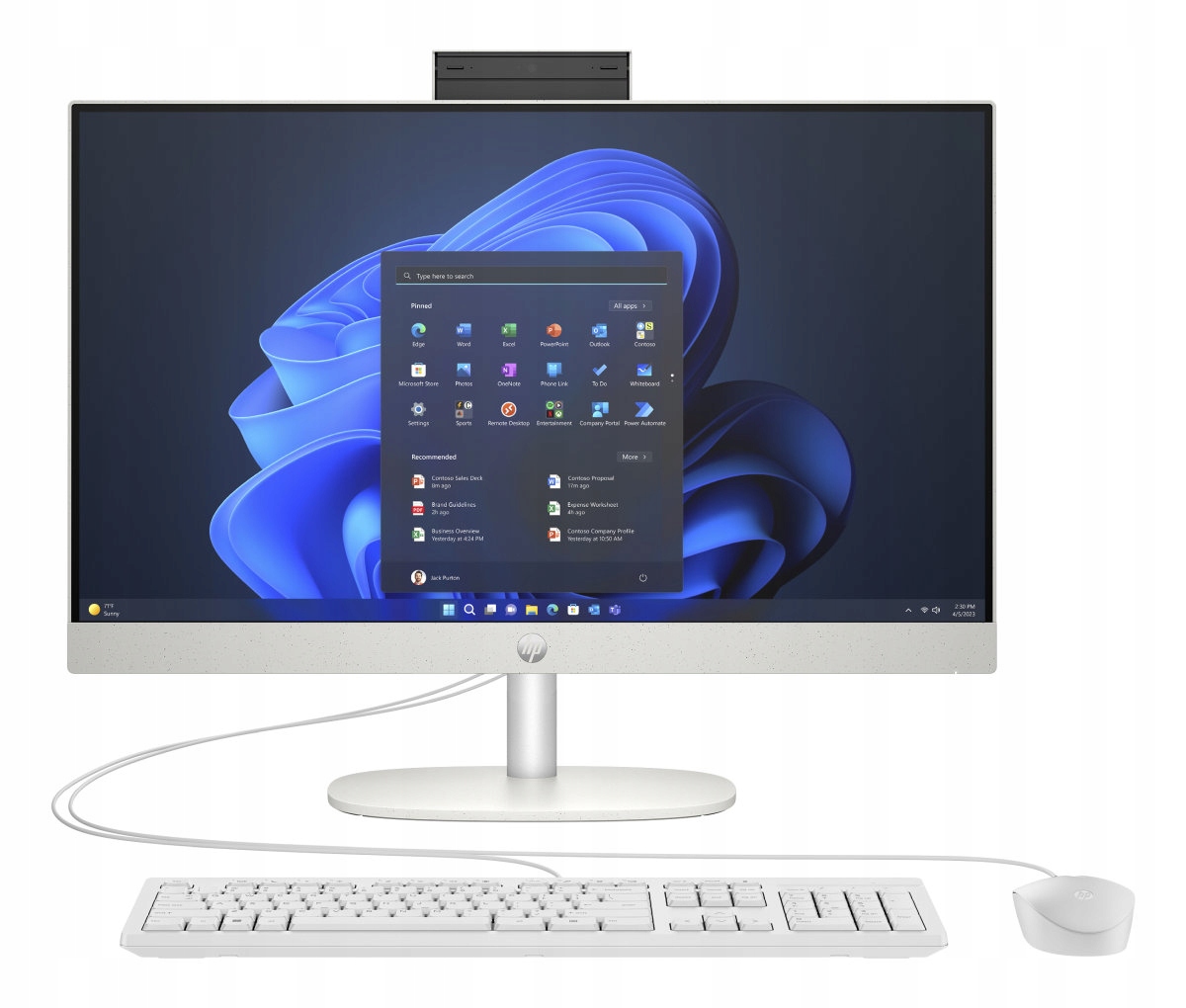 Hp ProOne 245 G10 AiO 23.8 Nt R3 7320U/8/512/W11P