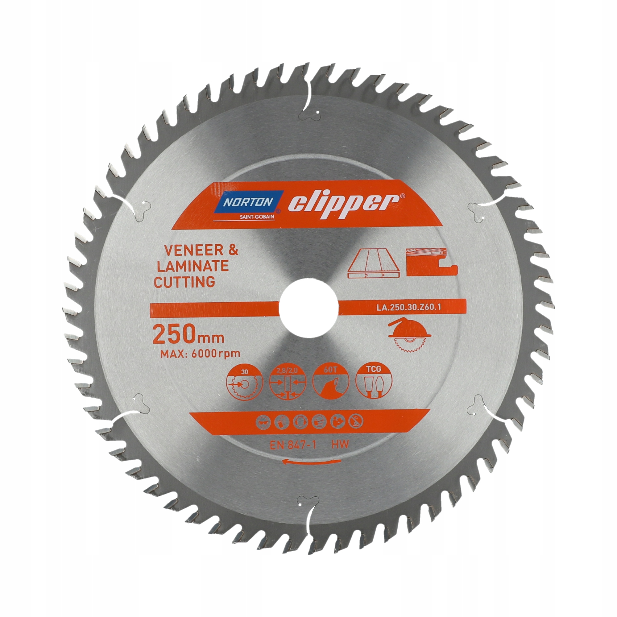 

Tarcza Norton Do Laminatu 250MMX30 T60 Clipper