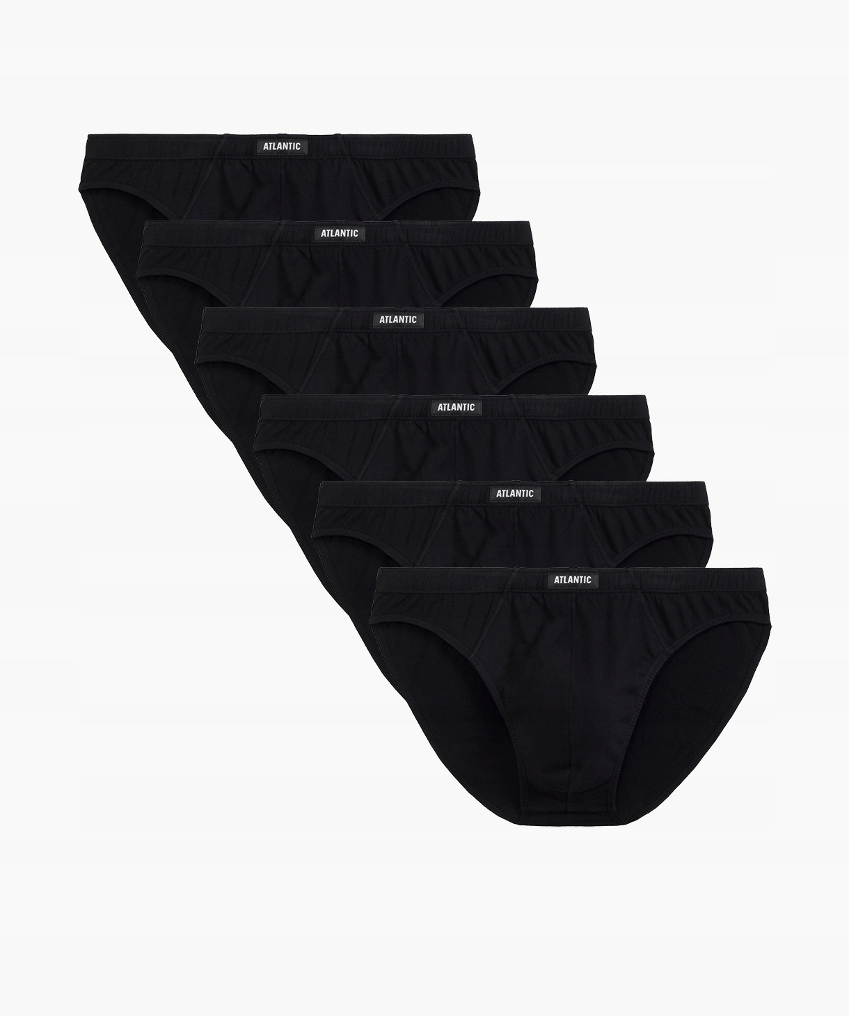 6-PACK Slipy majtki męskie bawełna Atlantic S
