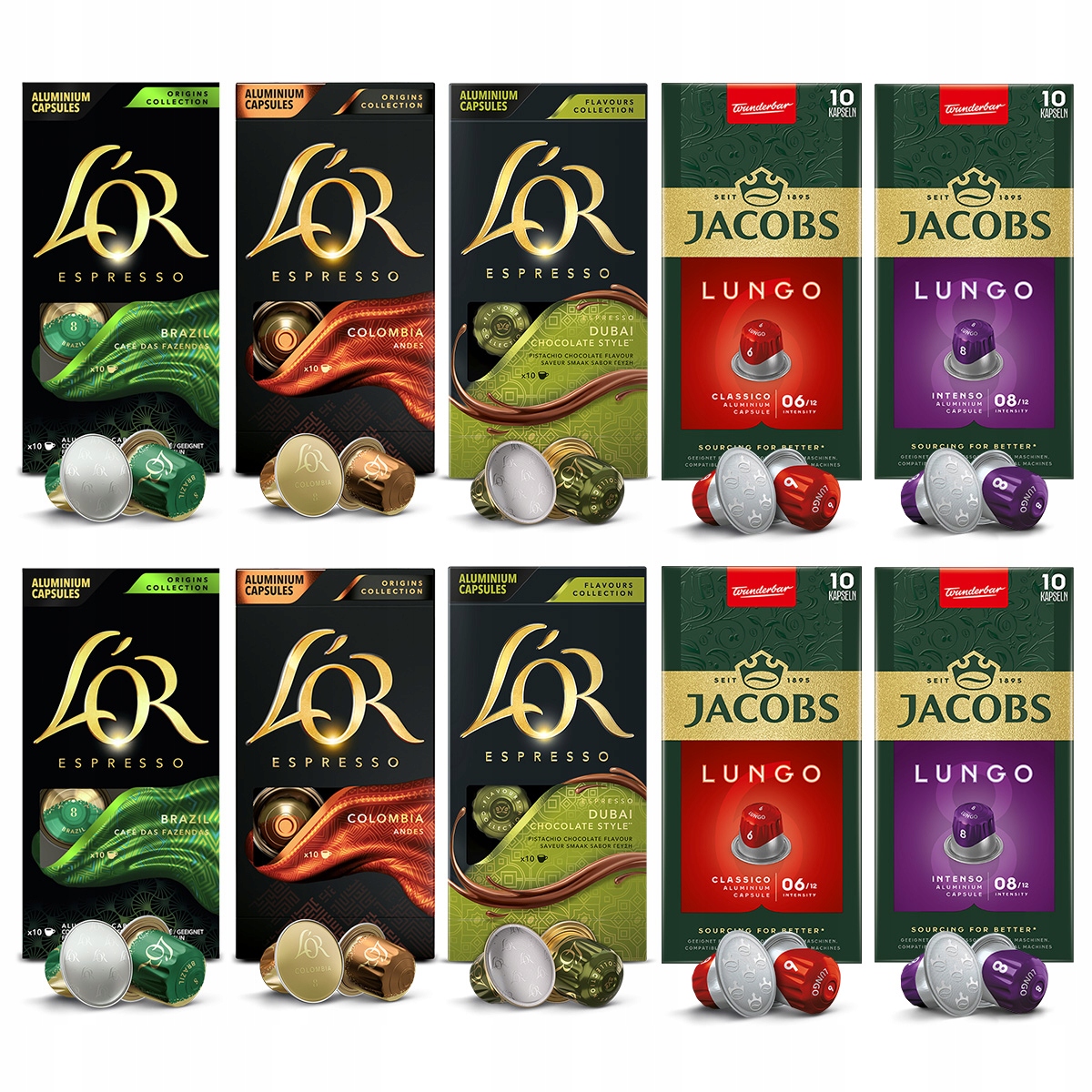 Kapsułki L'or Jacobs do Nespresso(r)* z Dubai Chocolate 9+1 Gratis!