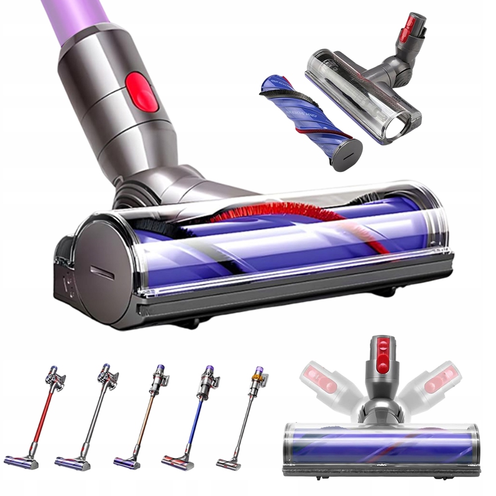 Turbo Kartáčová Rotační Hubice Pro Vysavač V7 V8 V10 V11 V15